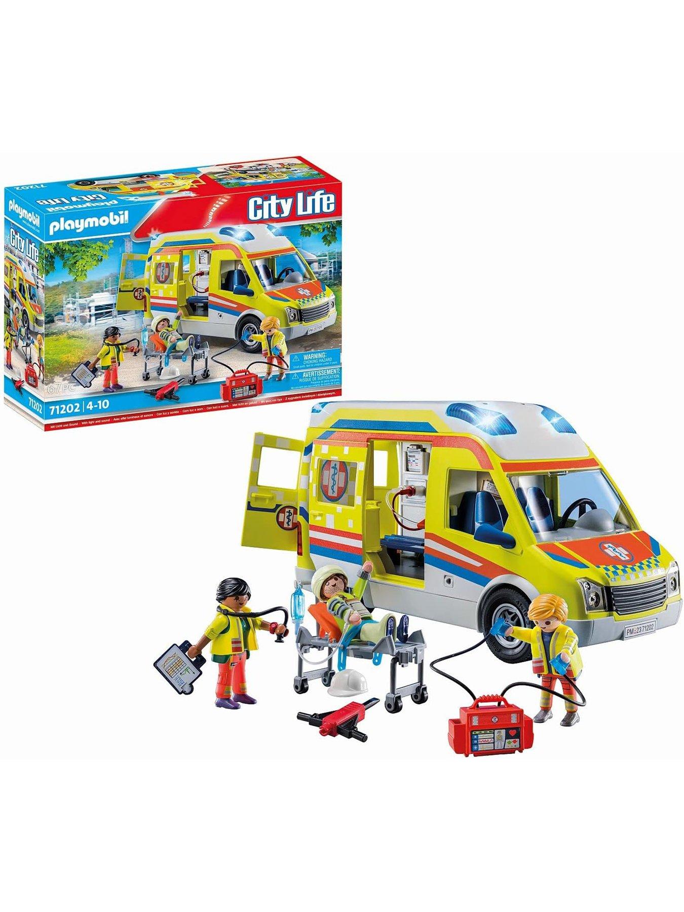 Image 2 of 5 of Playmobil Ambulance with Lights 71202