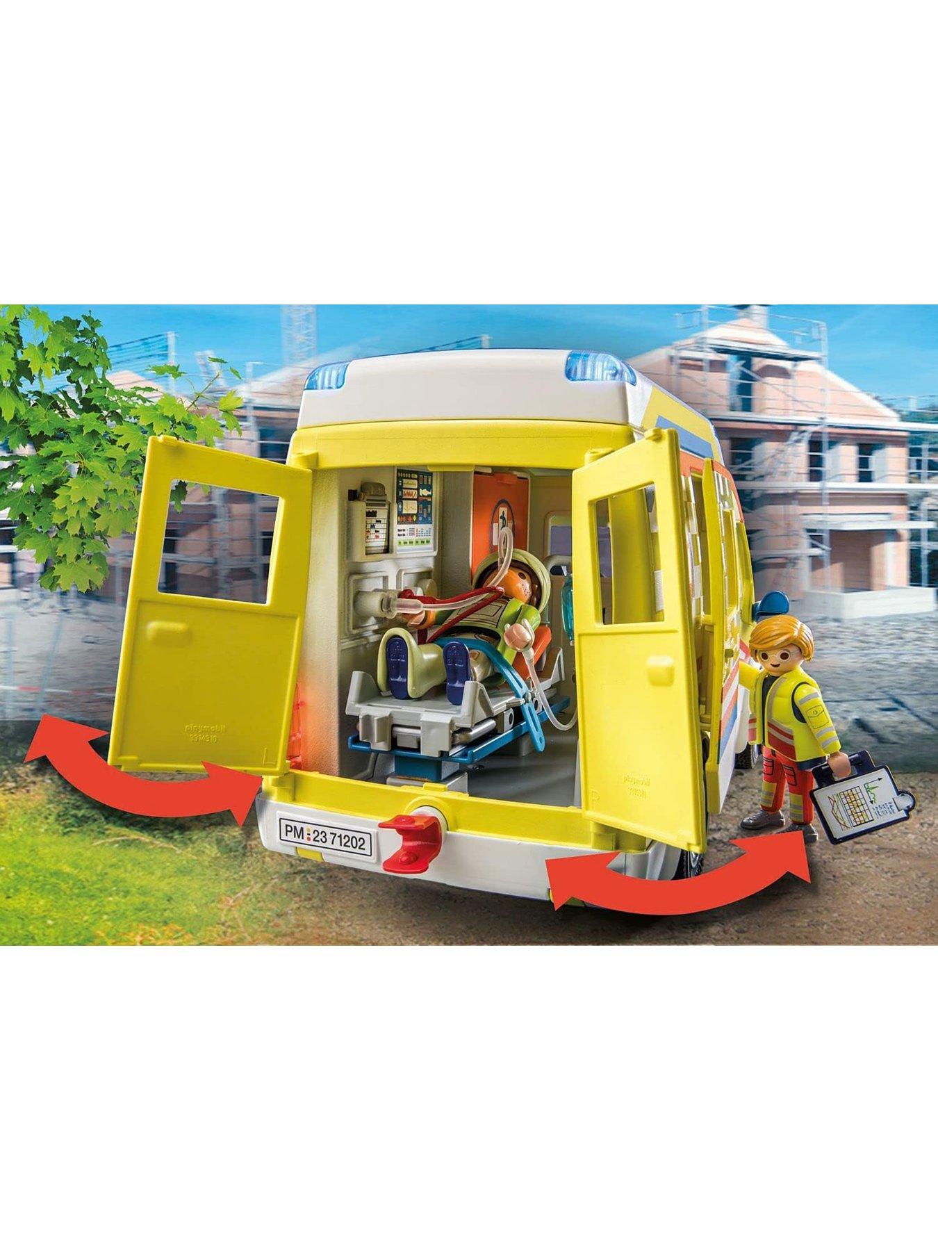 Image 4 of 5 of Playmobil Ambulance with Lights 71202