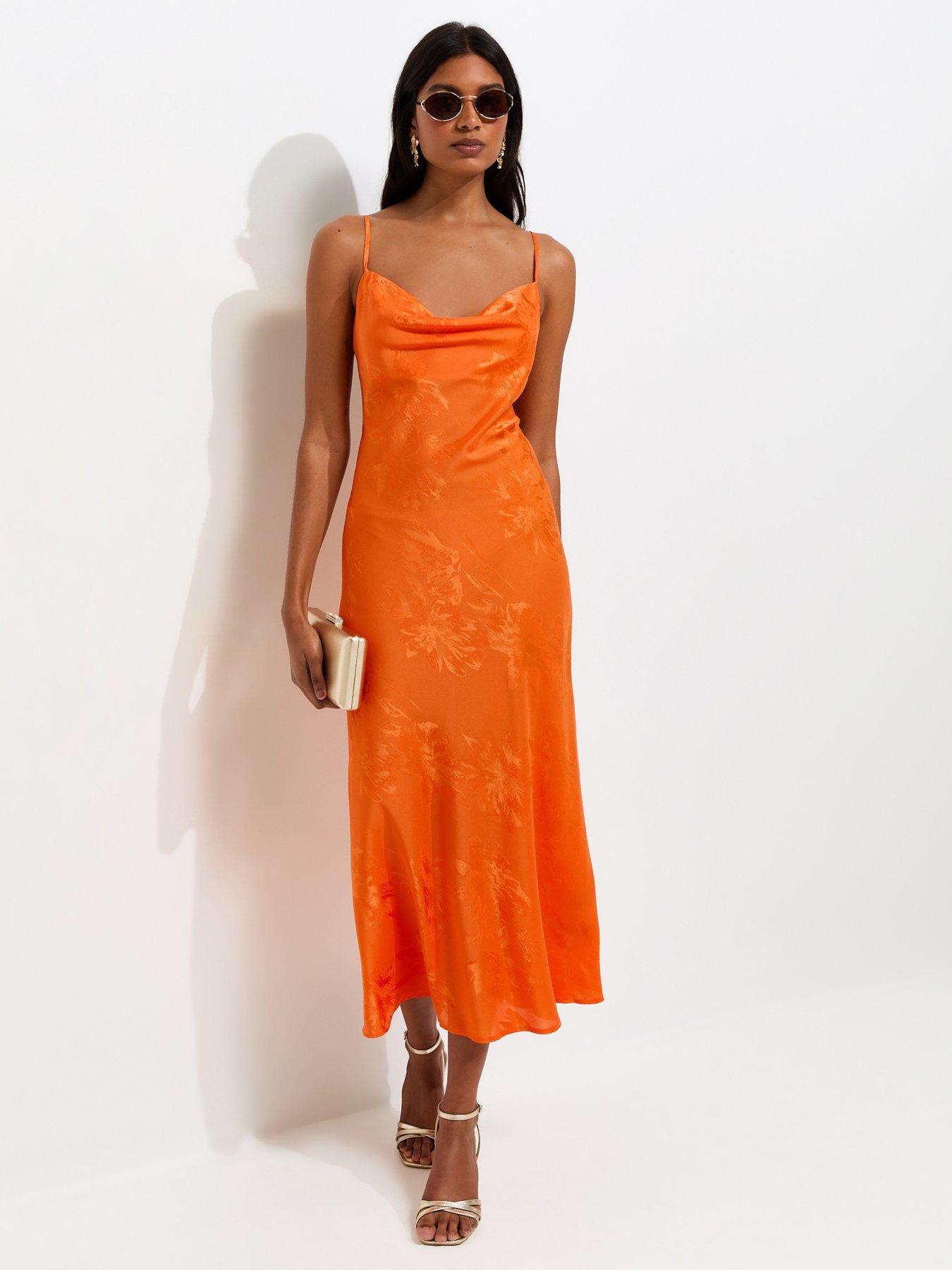 forever new orange floral dress Forever New Orange Floral Dress