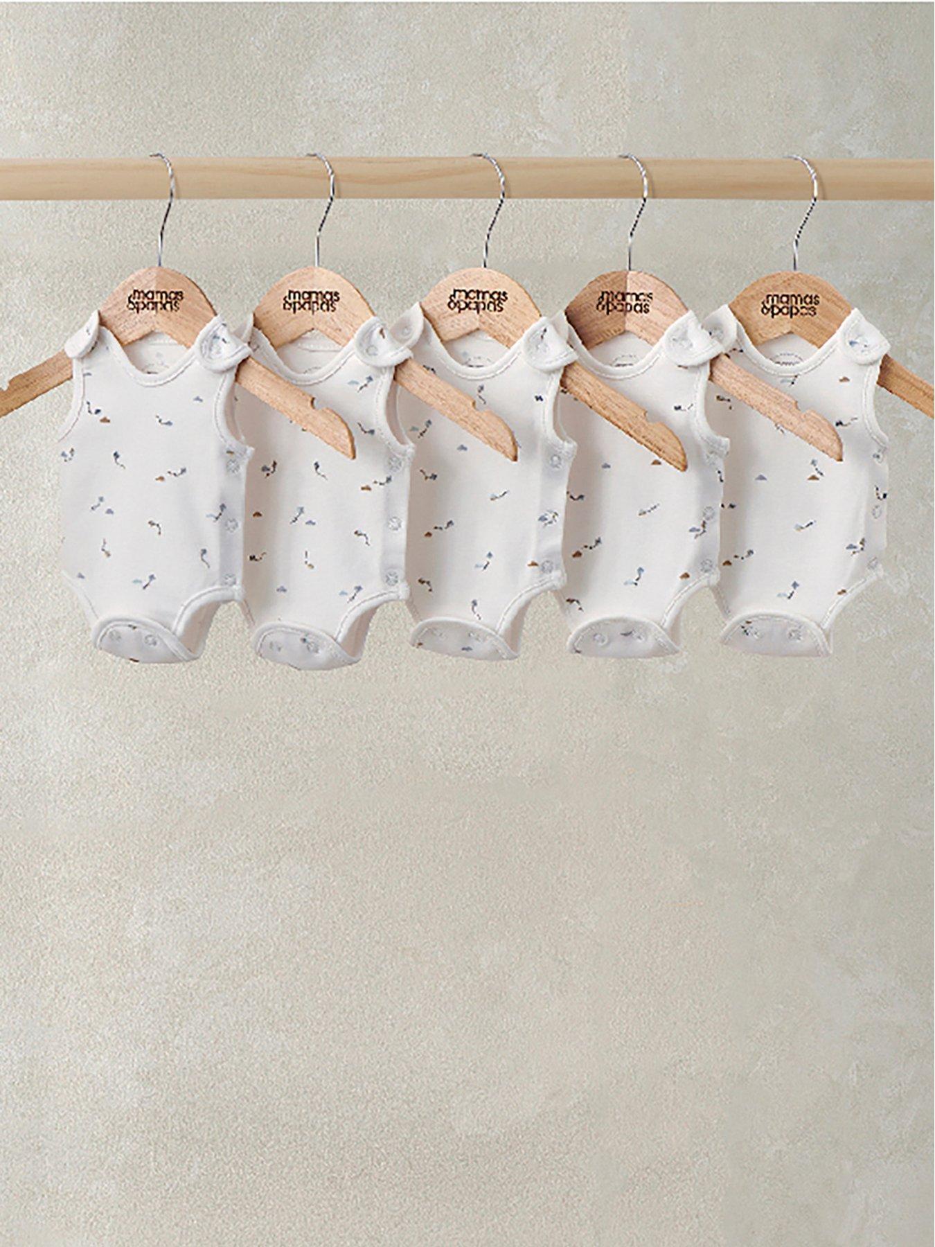 Mamas & Papas Baby Boys 5 Pack Kites Print Premature Bodysuits - Multi