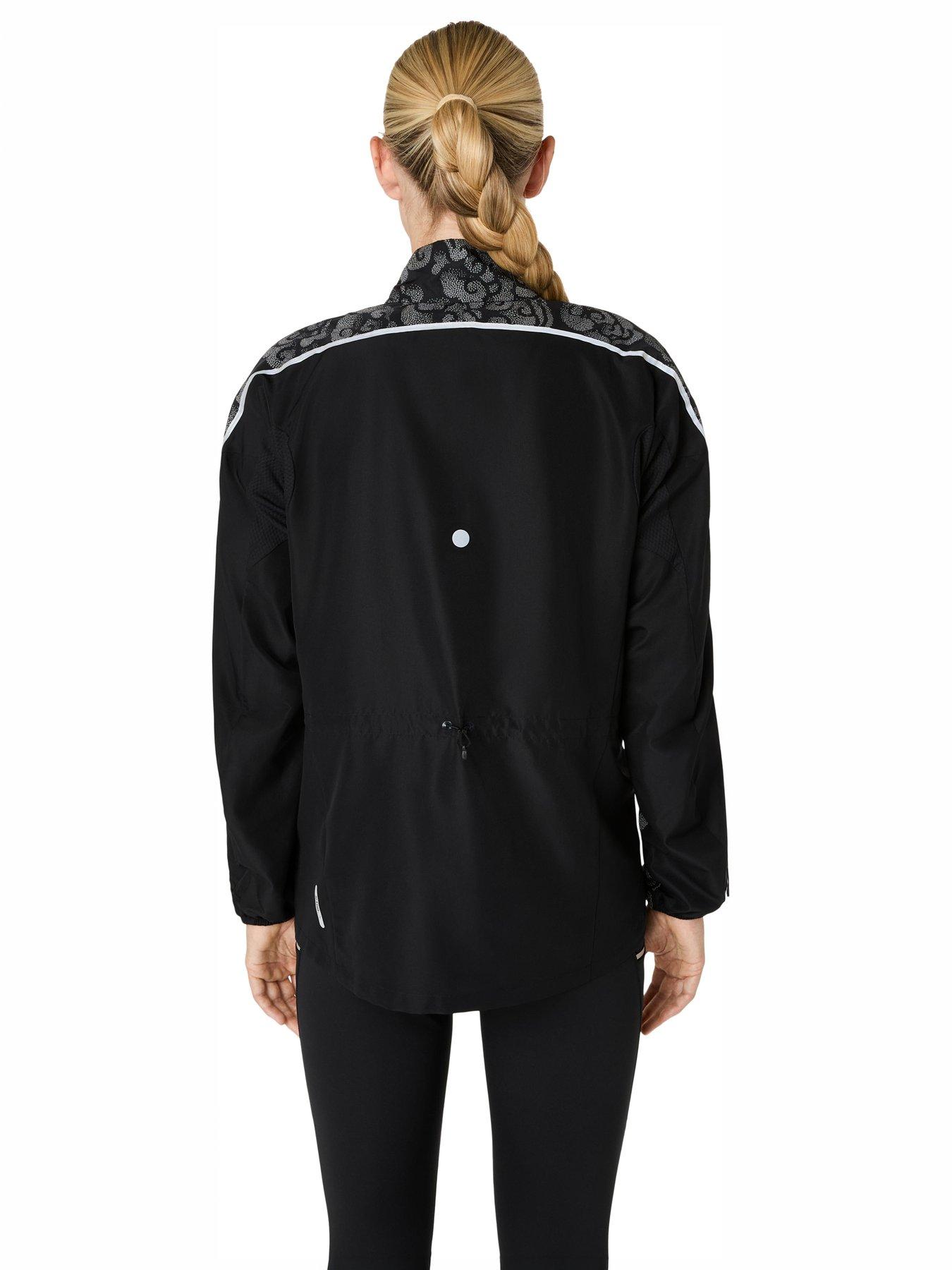 Image 2 of 7 of Asics Womens Running Road Lite-show Packable Jacket - Black