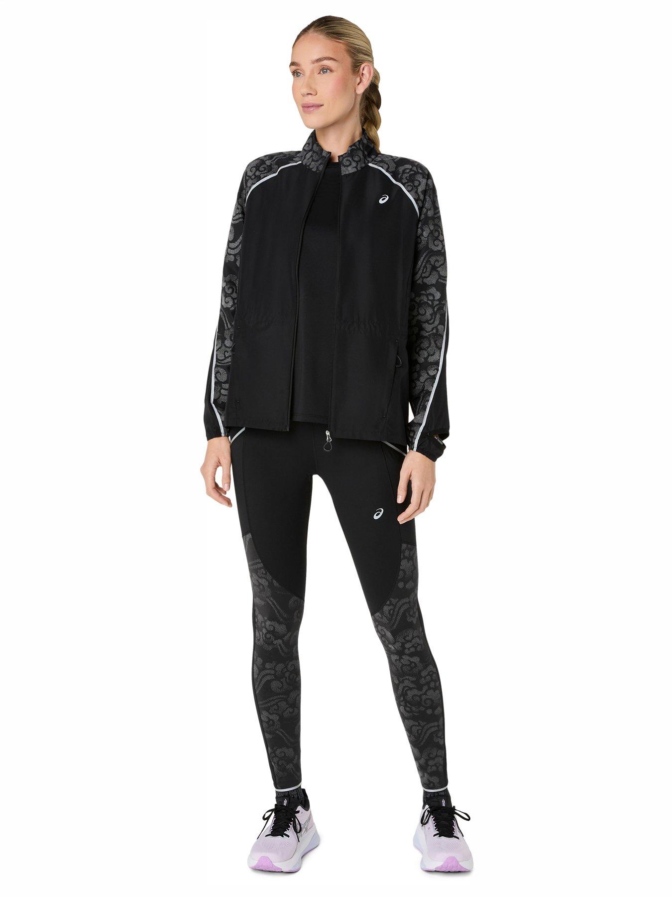 Image 3 of 7 of Asics Womens Running Road Lite-show Packable Jacket - Black