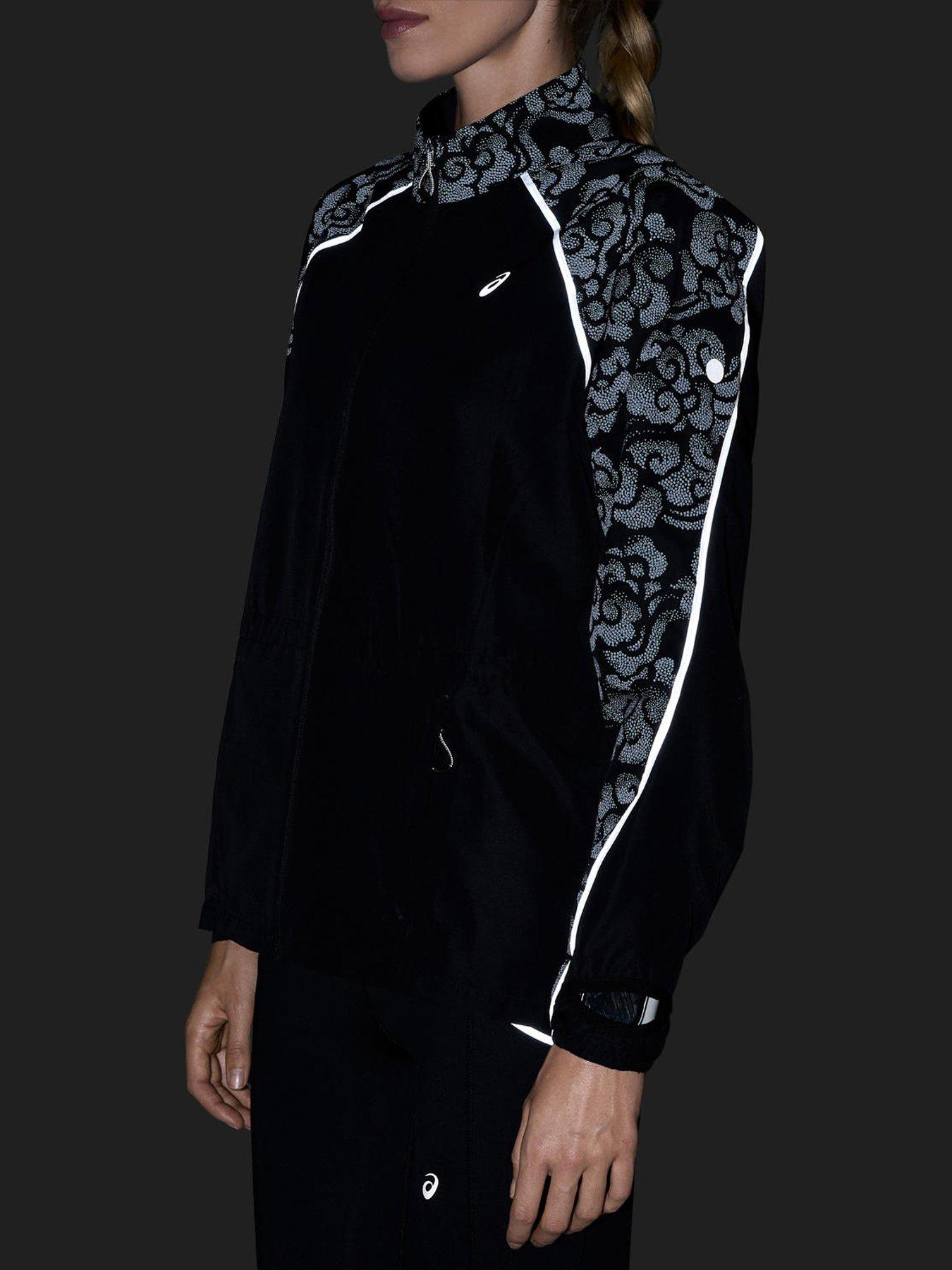 Image 4 of 7 of Asics Womens Running Road Lite-show Packable Jacket - Black