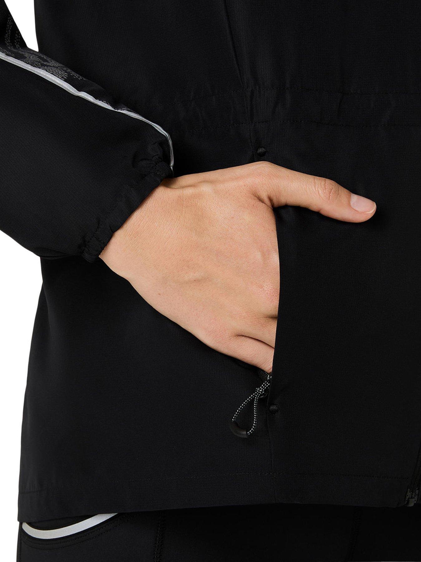 Image 5 of 7 of Asics Womens Running Road Lite-show Packable Jacket - Black