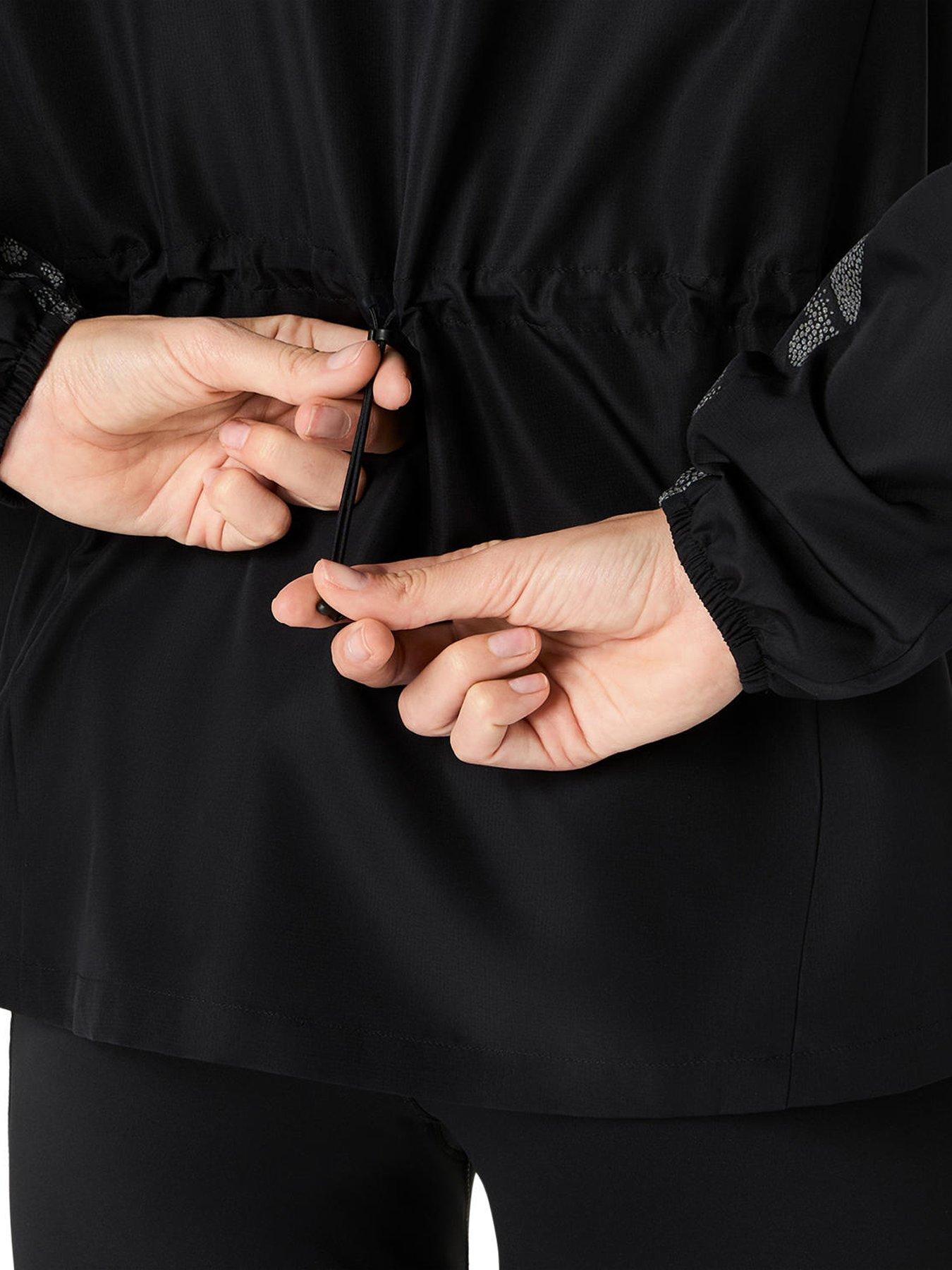 Image 6 of 7 of Asics Womens Running Road Lite-show Packable Jacket - Black