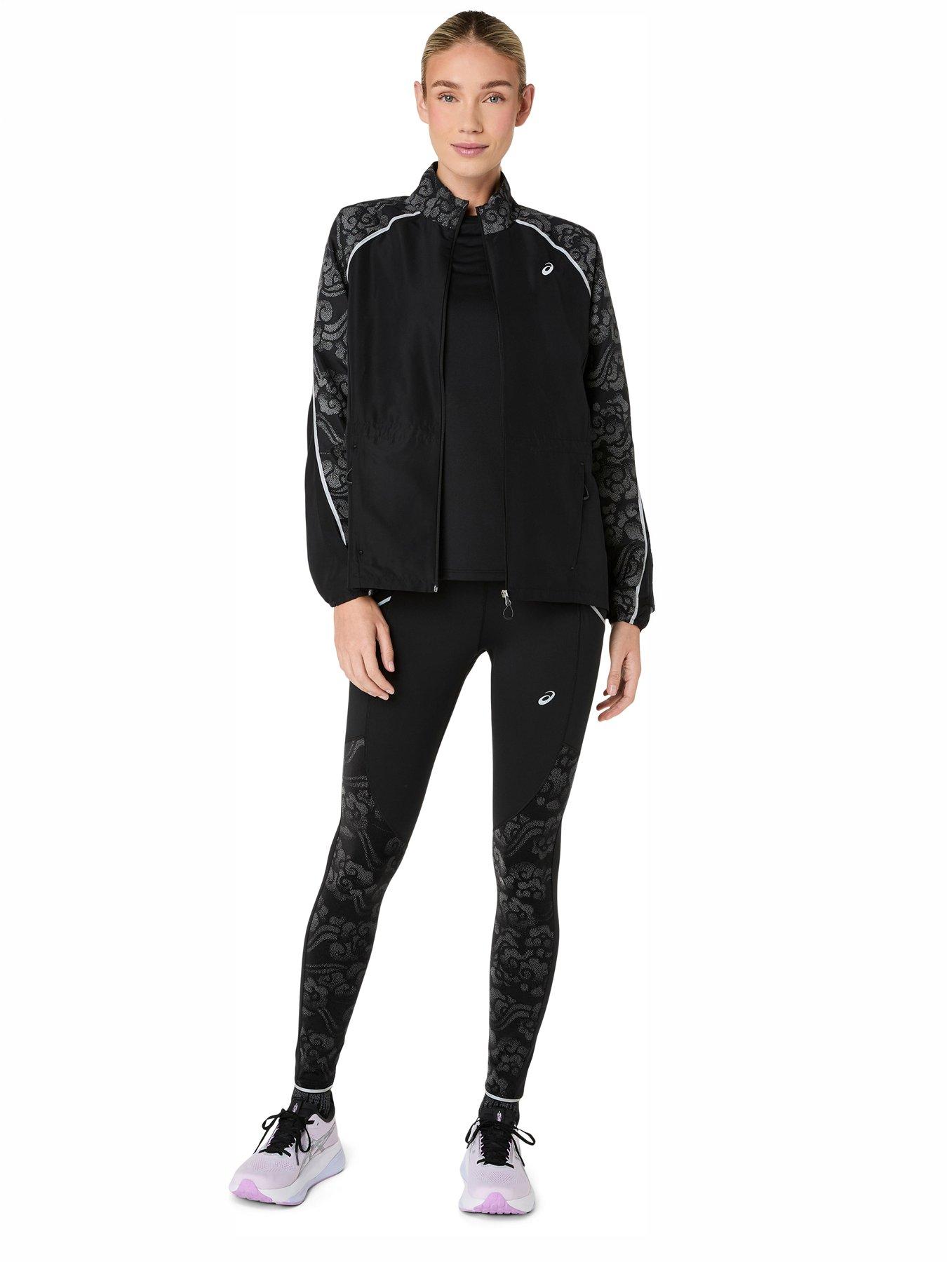 Image 3 of 6 of Asics Womens Lite-show Reflective High Rise Running Tights - Black