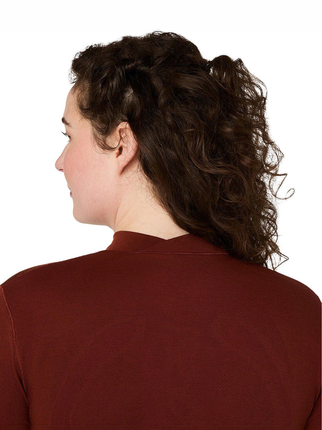 Image 4 of 5 of Asics Womens Seamless Long Sleeve Running Top - Red