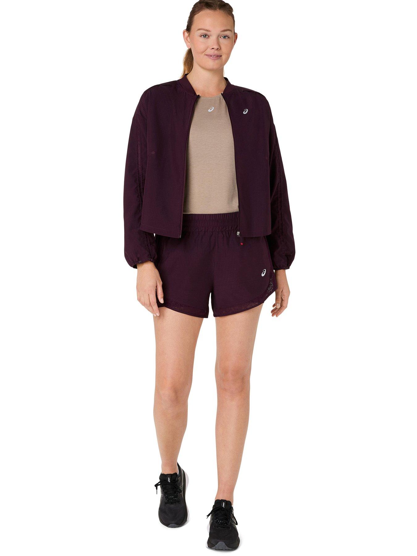 Image 3 of 6 of Asics Womens Running Nagino Run Adjustable Jacket - Brown