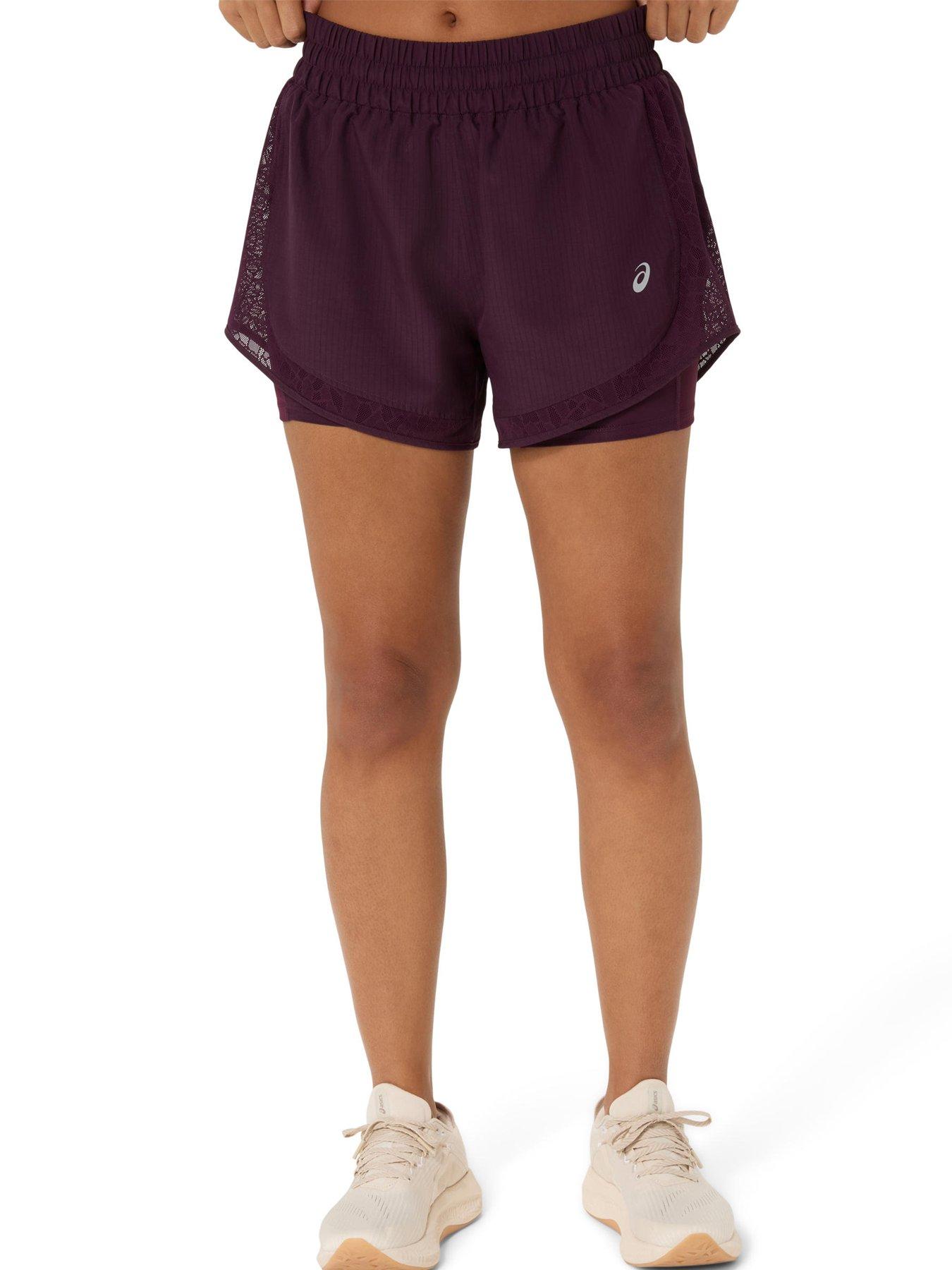 Image 1 of 7 of Asics Womens Running Nagino Run Short - Brown