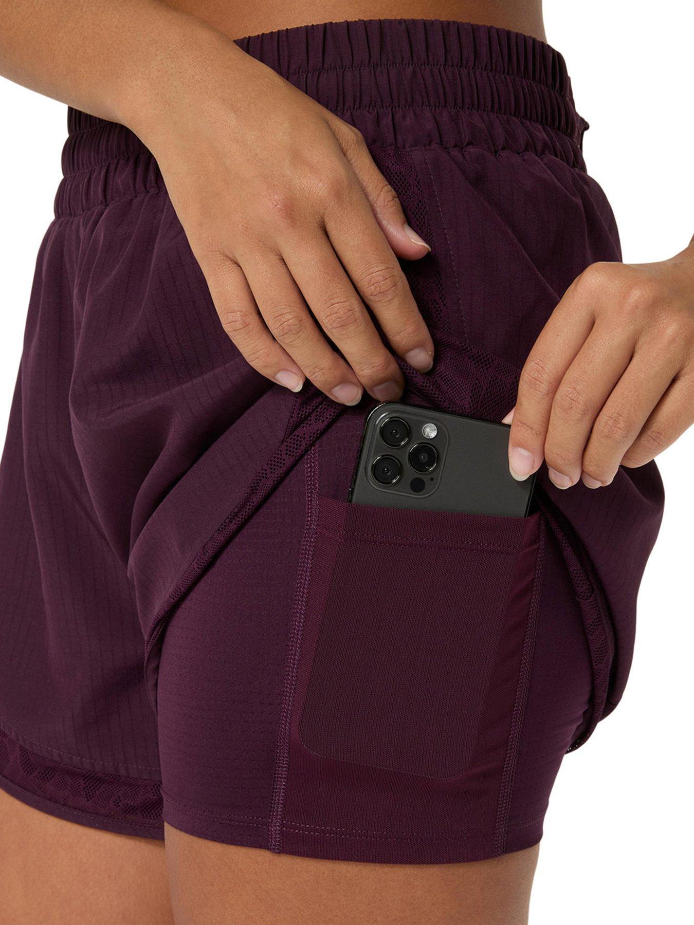 Image 5 of 7 of Asics Womens Running Nagino Run Short - Brown