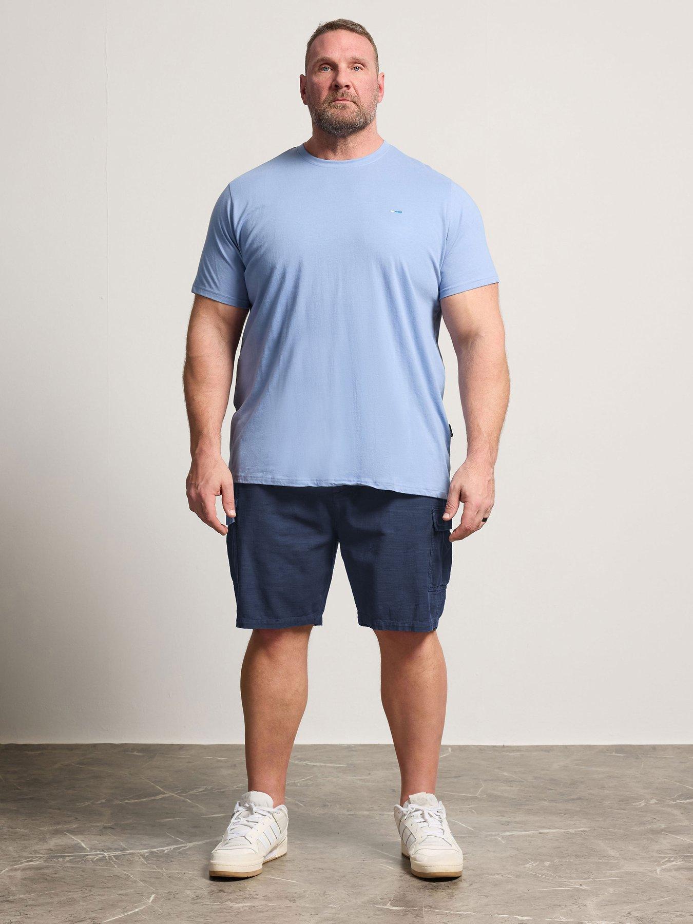 stillFront image of badrhino-cargo-shorts-blue