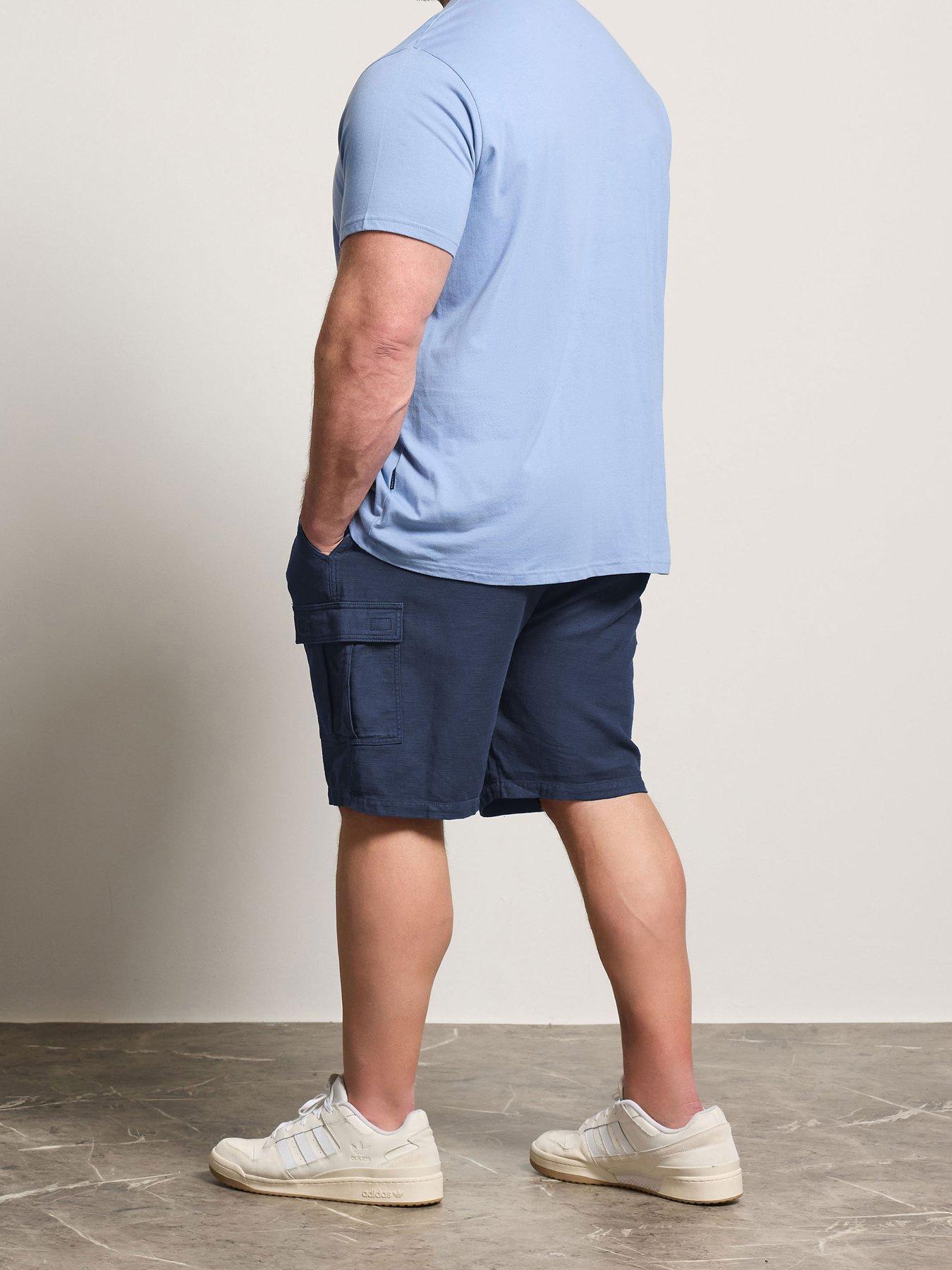  image of badrhino-cargo-shorts-blue