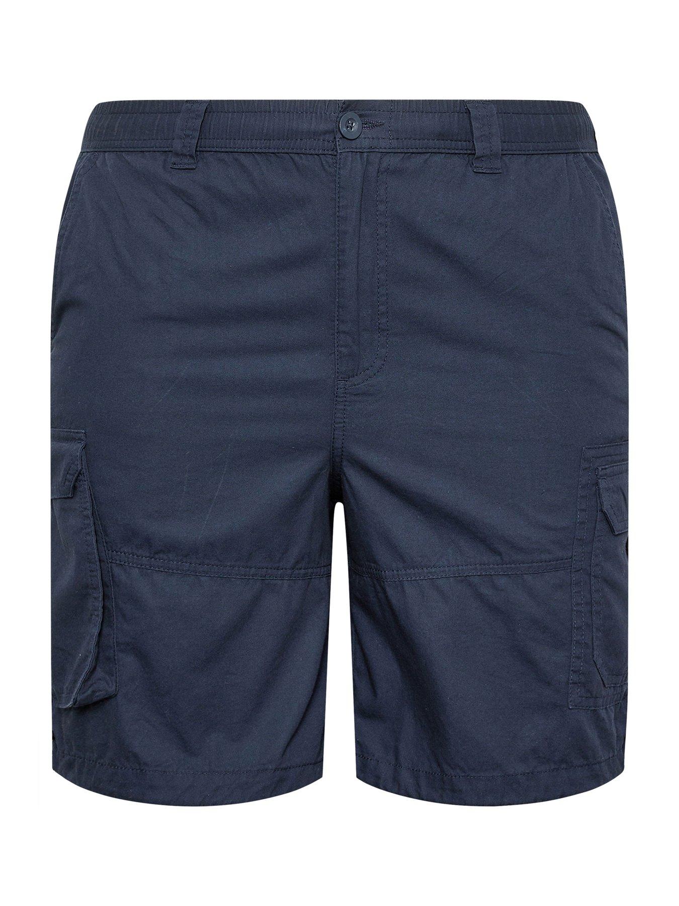  image of badrhino-cargo-shorts-blue