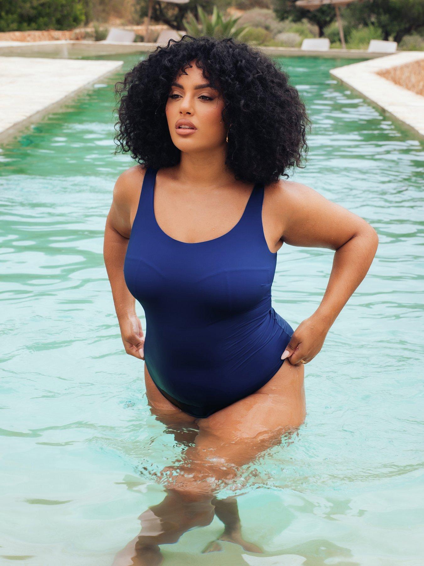 Curvy Kate Curvy Kate Deep Dive Non-wired Swimsuit (second Sizes) - Cobalt Blue