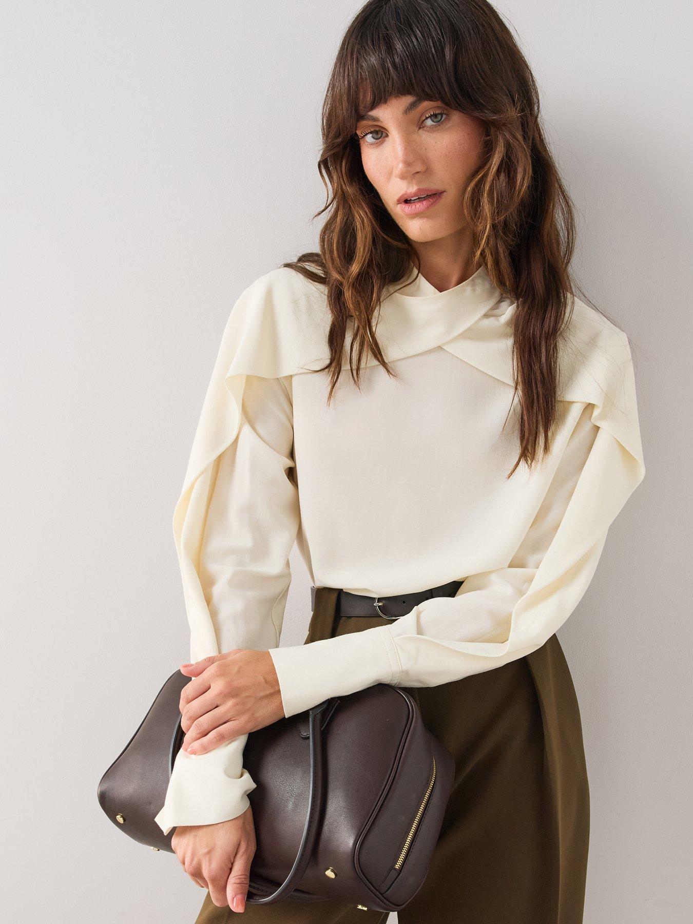 The Very Collection Cross Cape Blouse