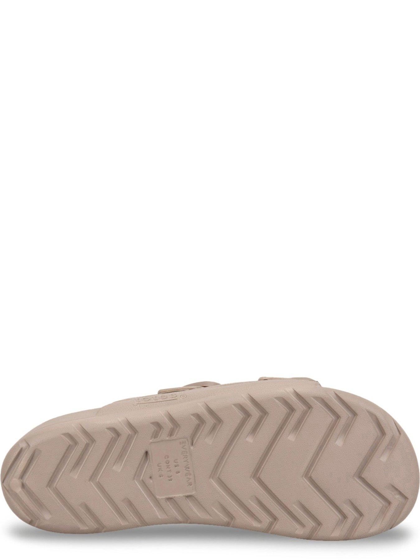  image of totes-solbounce-ladies-double-buckle-adjustable-slide-taupe