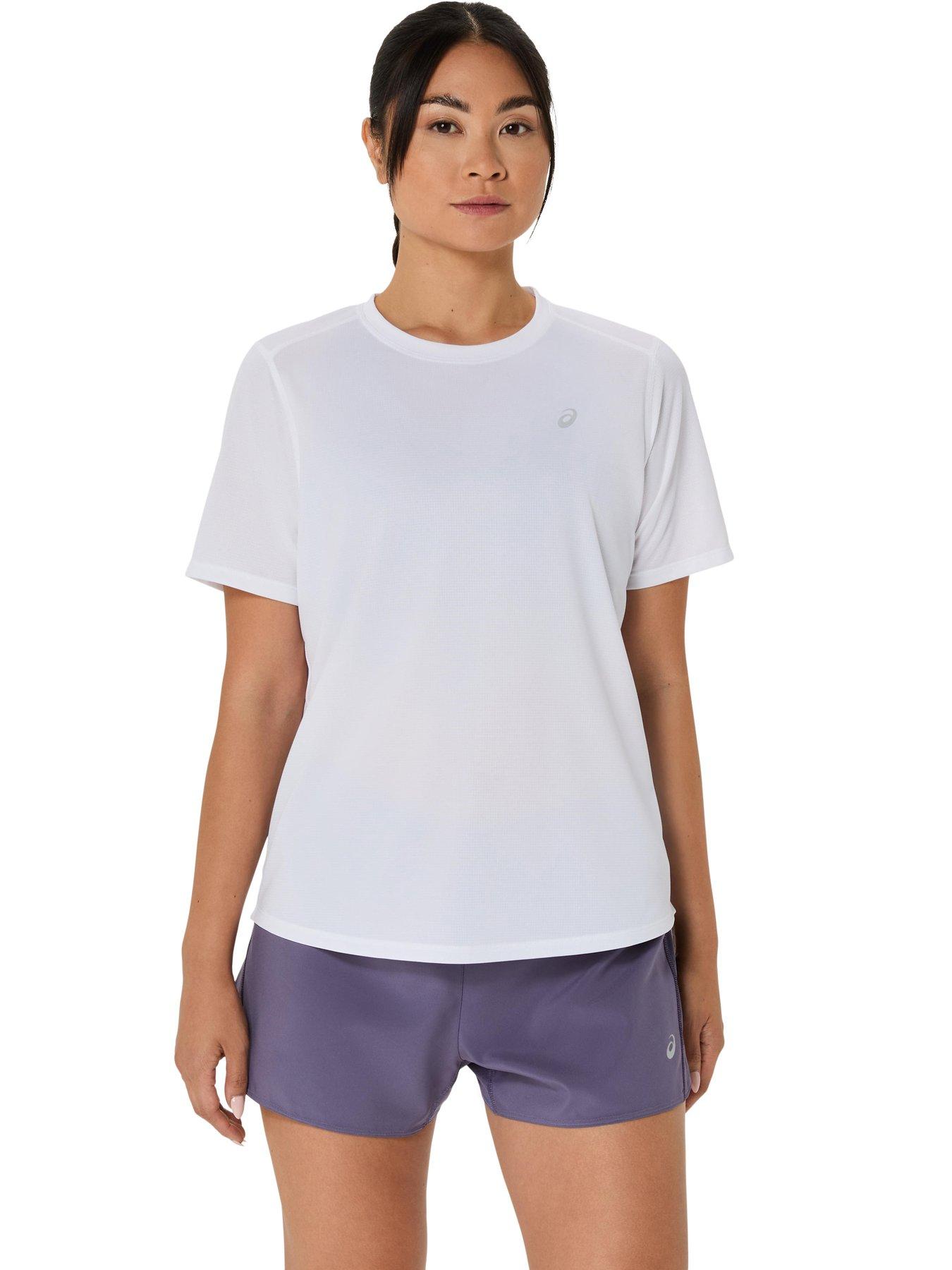 Asics Womens Running Core Short Sleeve Top - White