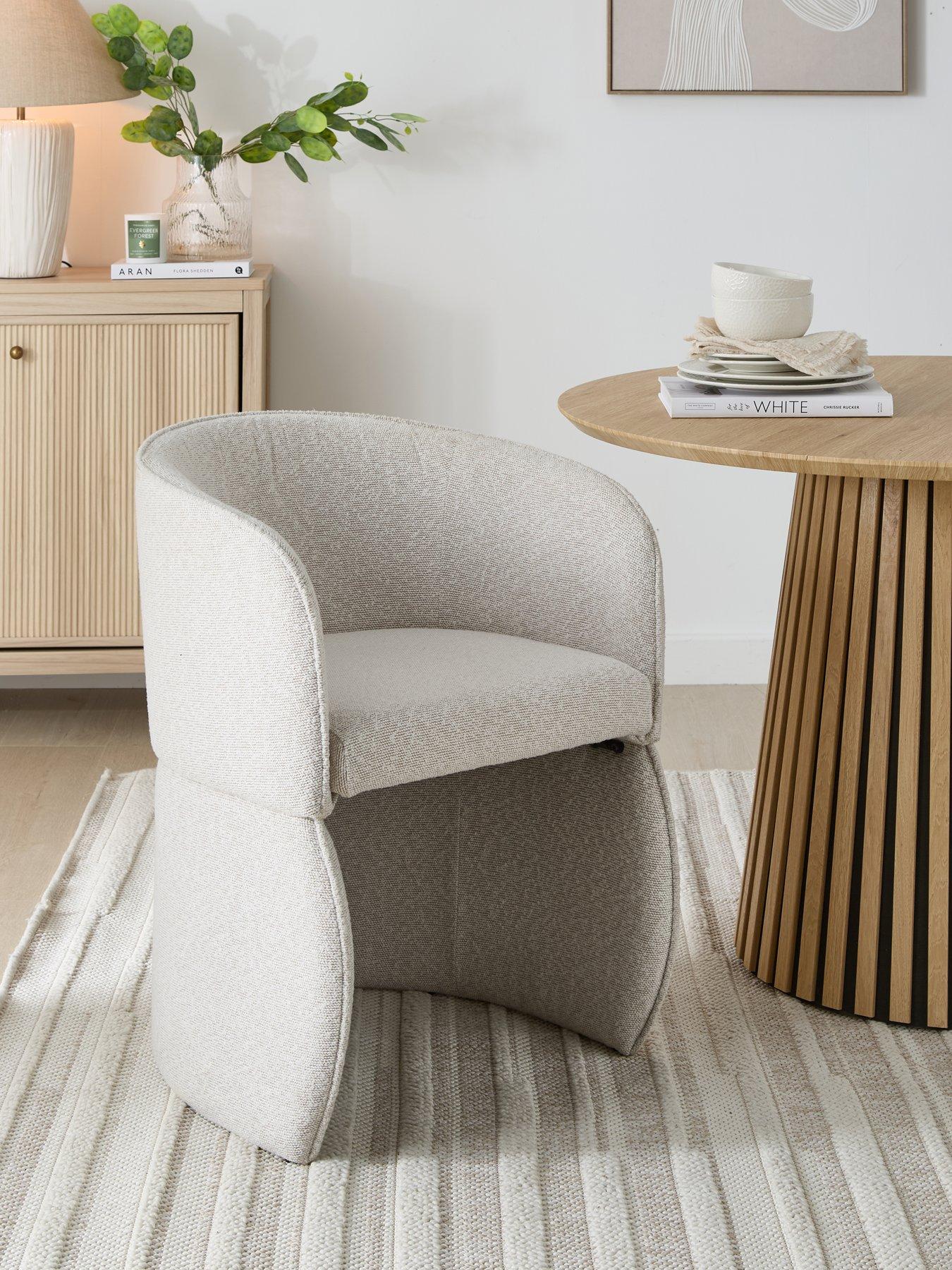 The Very Collection Lilah Dining Chair In Boucle - FSC® Certified