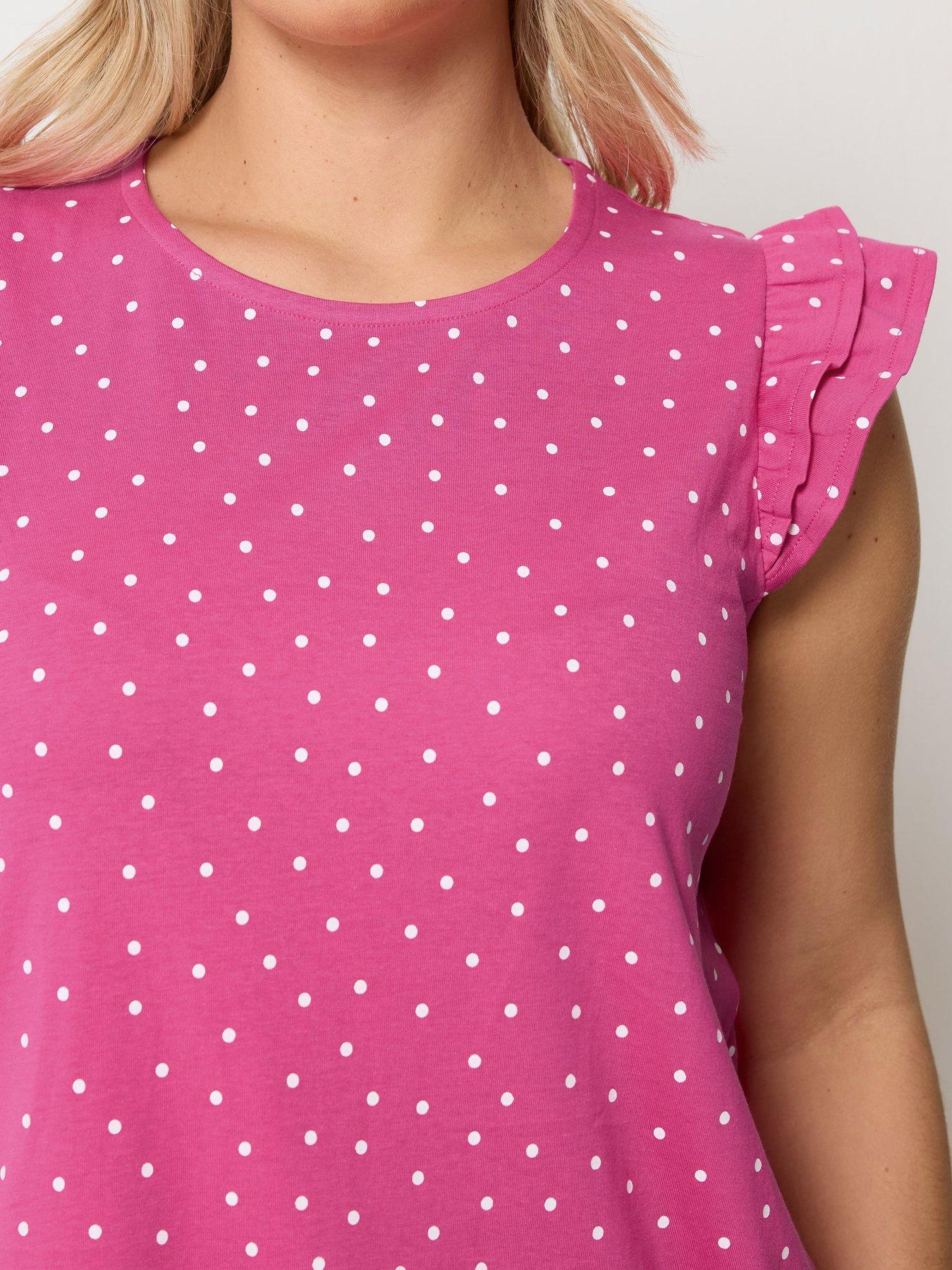 Image 4 of 5 of Yours Curve Frill Sleeve Vest
