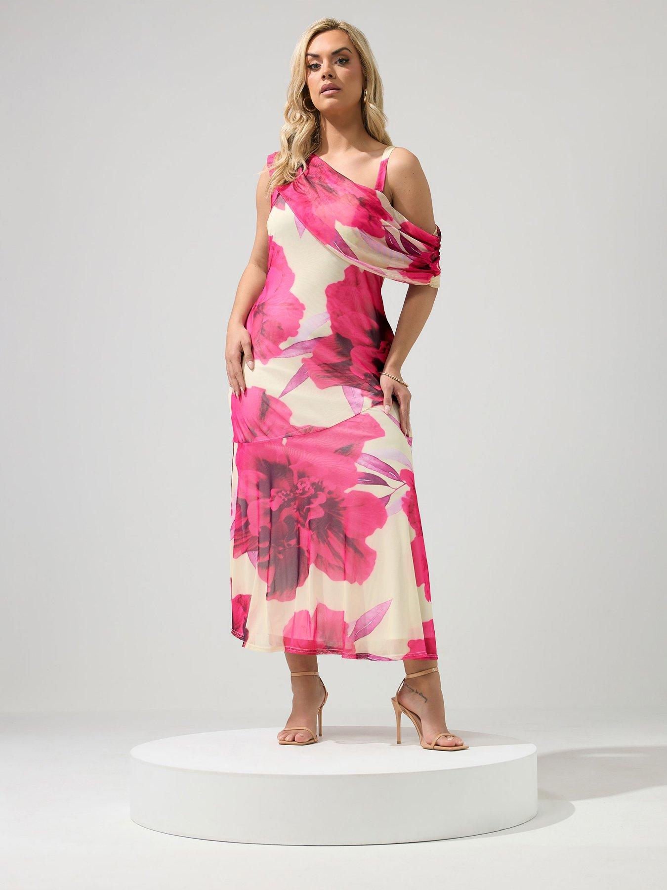 religion one shoulder maxi dress SELECT MAXI DRESS BRINDLE