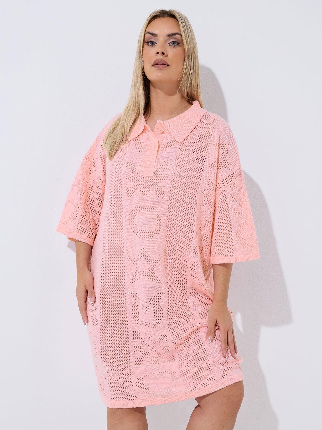 Image 1 of 4 of Yours Curve Knitted Dress