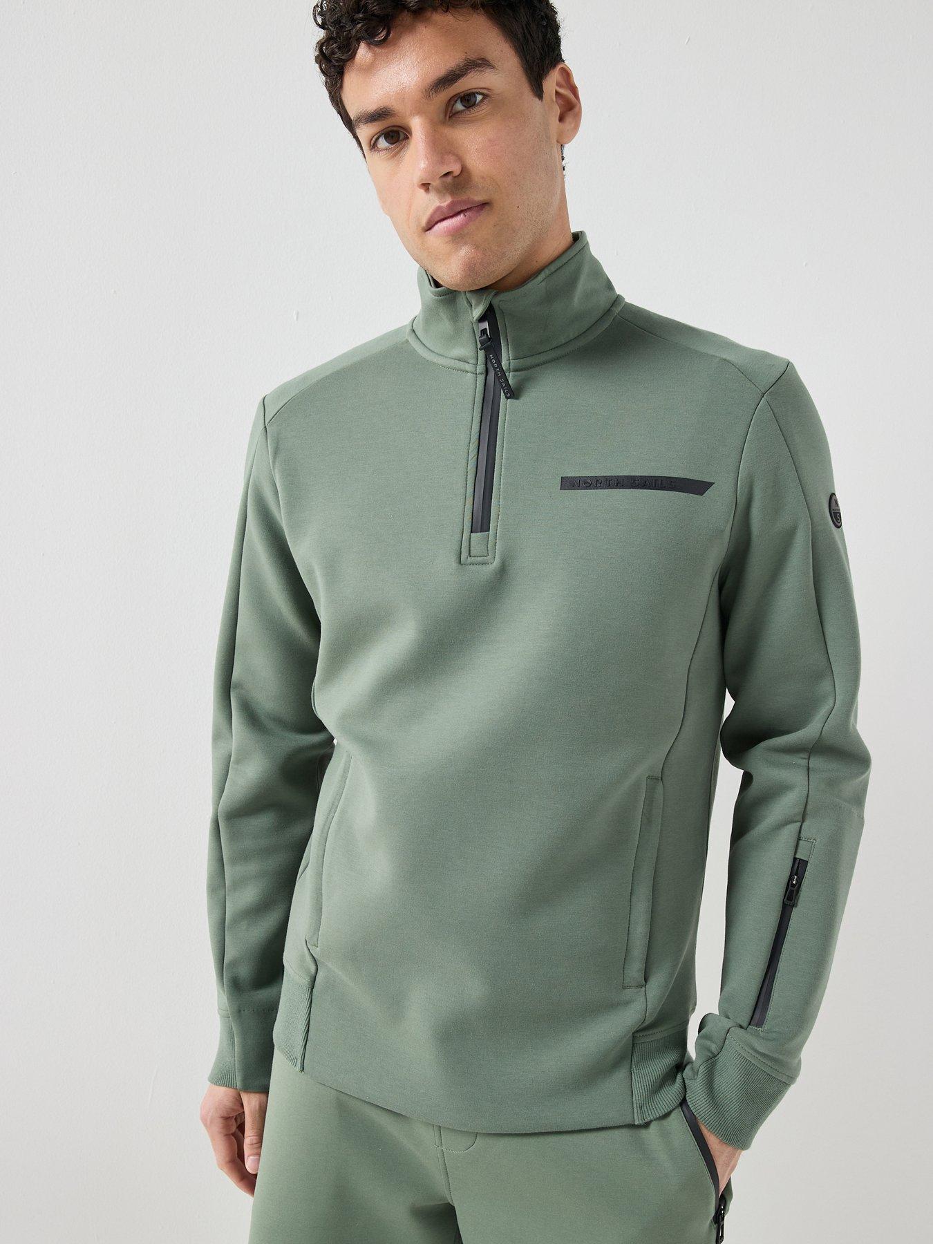 North Sails Tech Half Zip Sweatshirt - Green