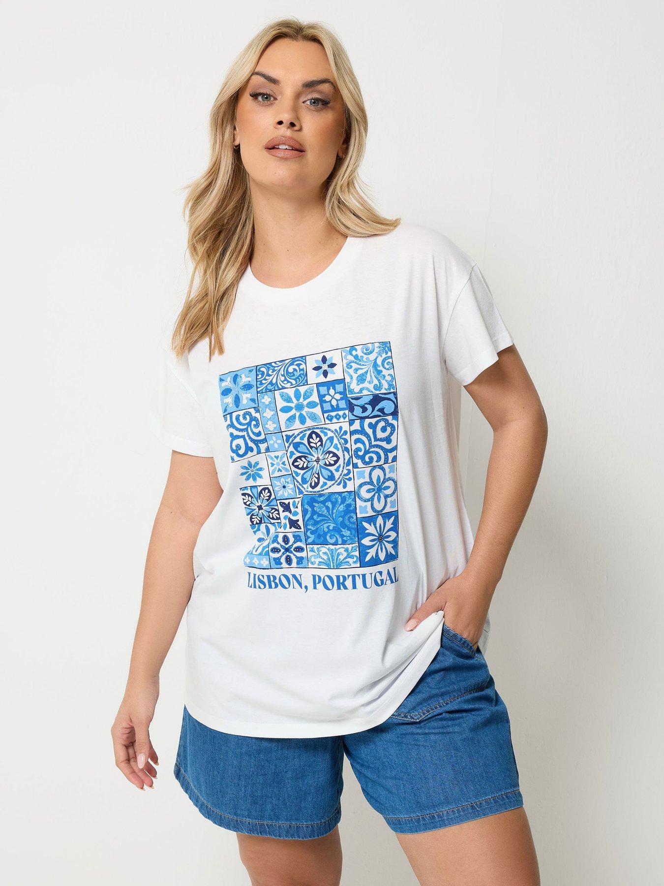 Yours Curve Placement Core T-shirt