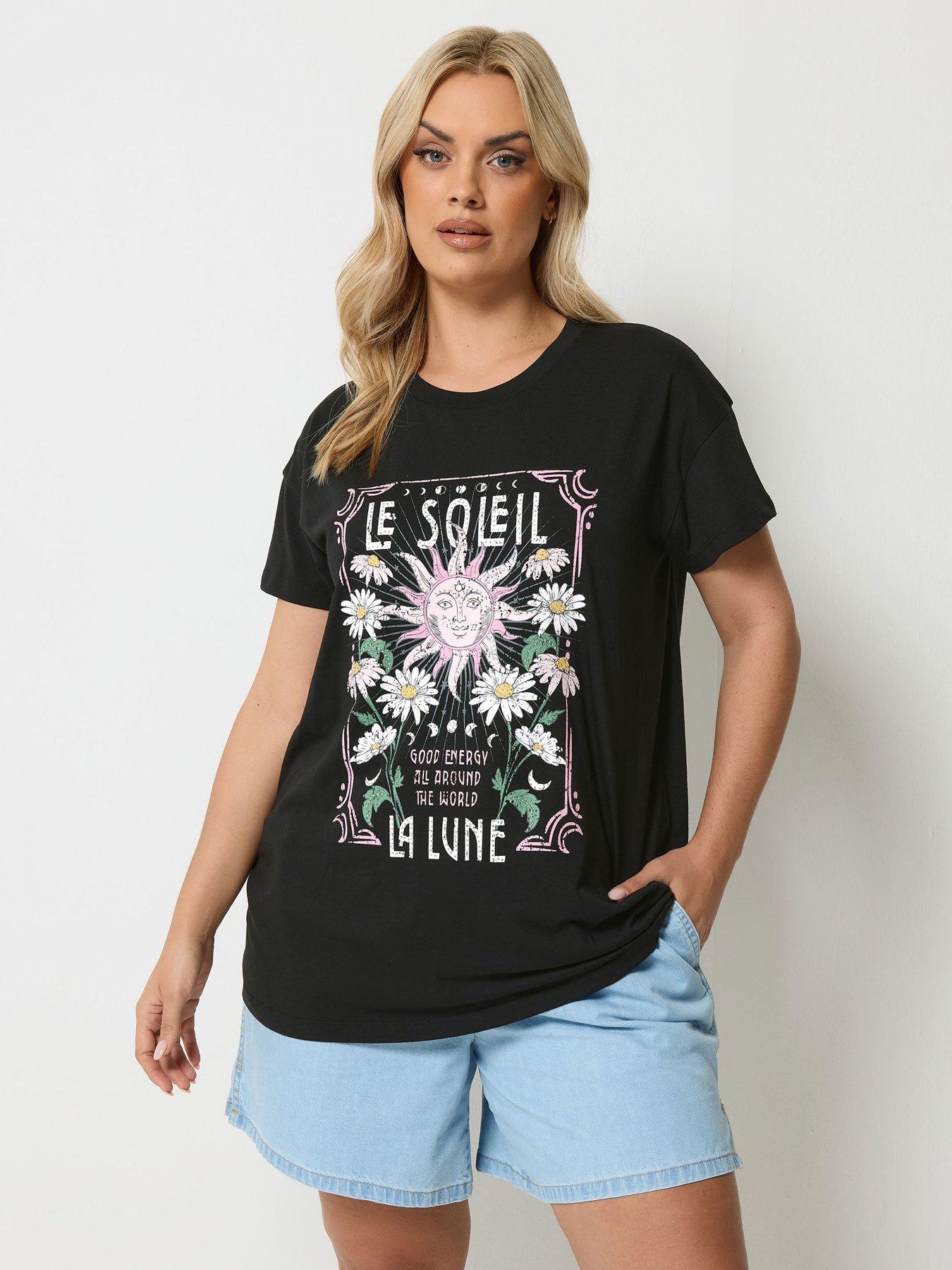 Yours Curve Placement Core T-shirt