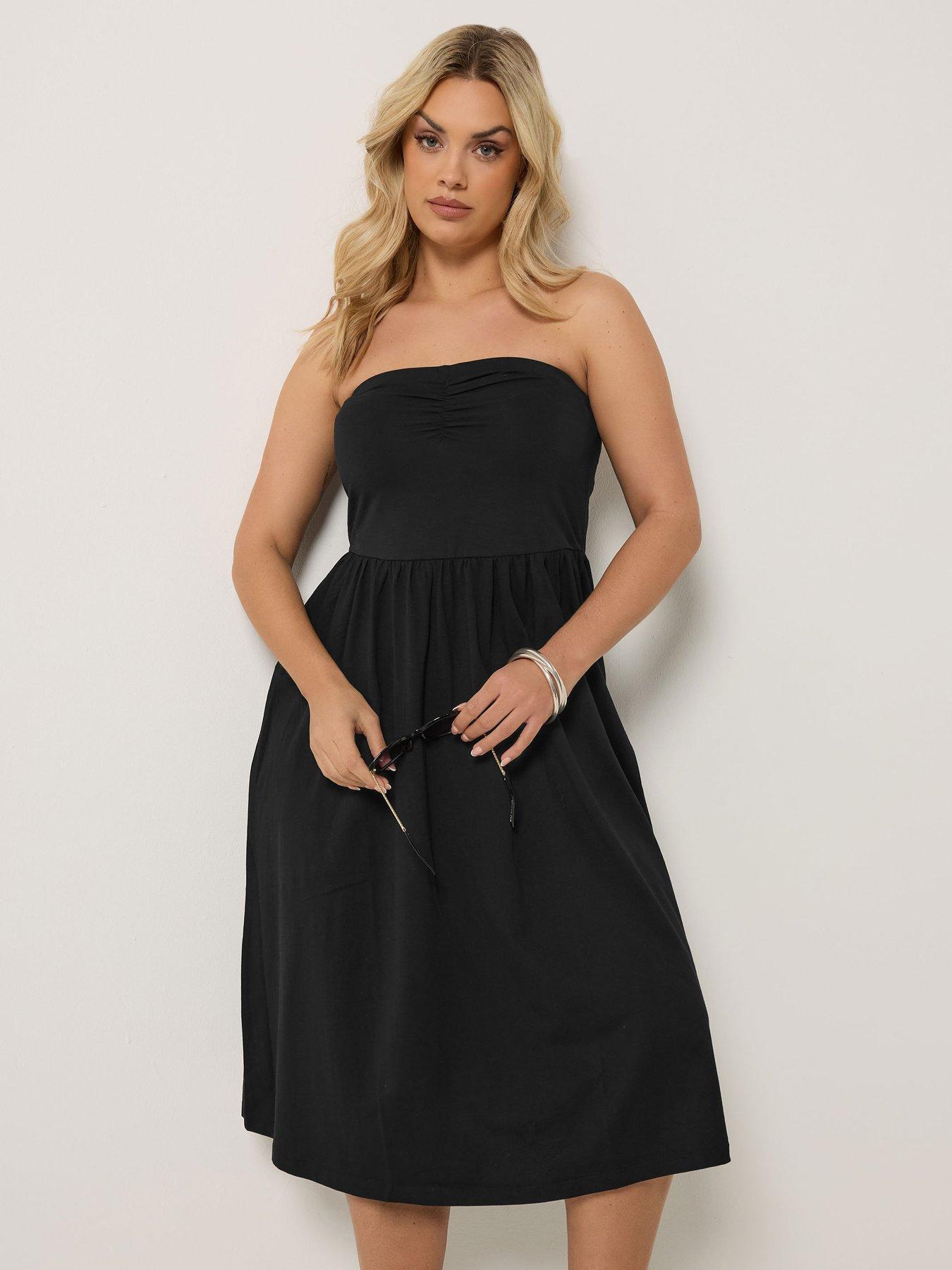 Yours Curve Floral Peplum Dress