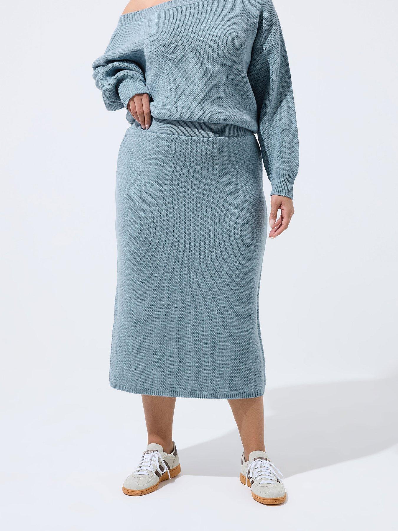 Yours Curve Knitted Skirt
