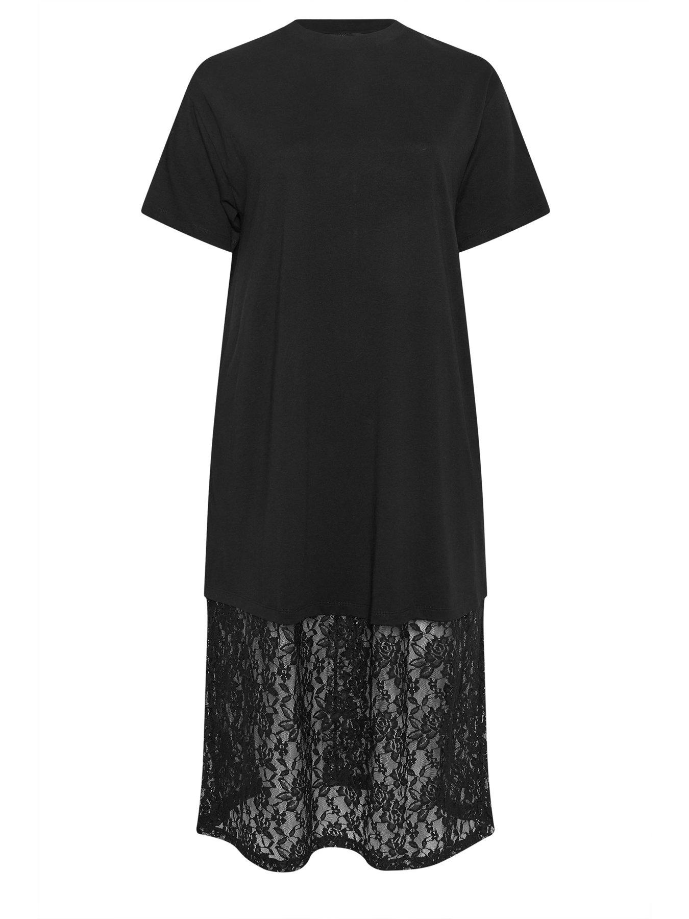Image 6 of 6 of Yours Curve Cotton Lace Dress