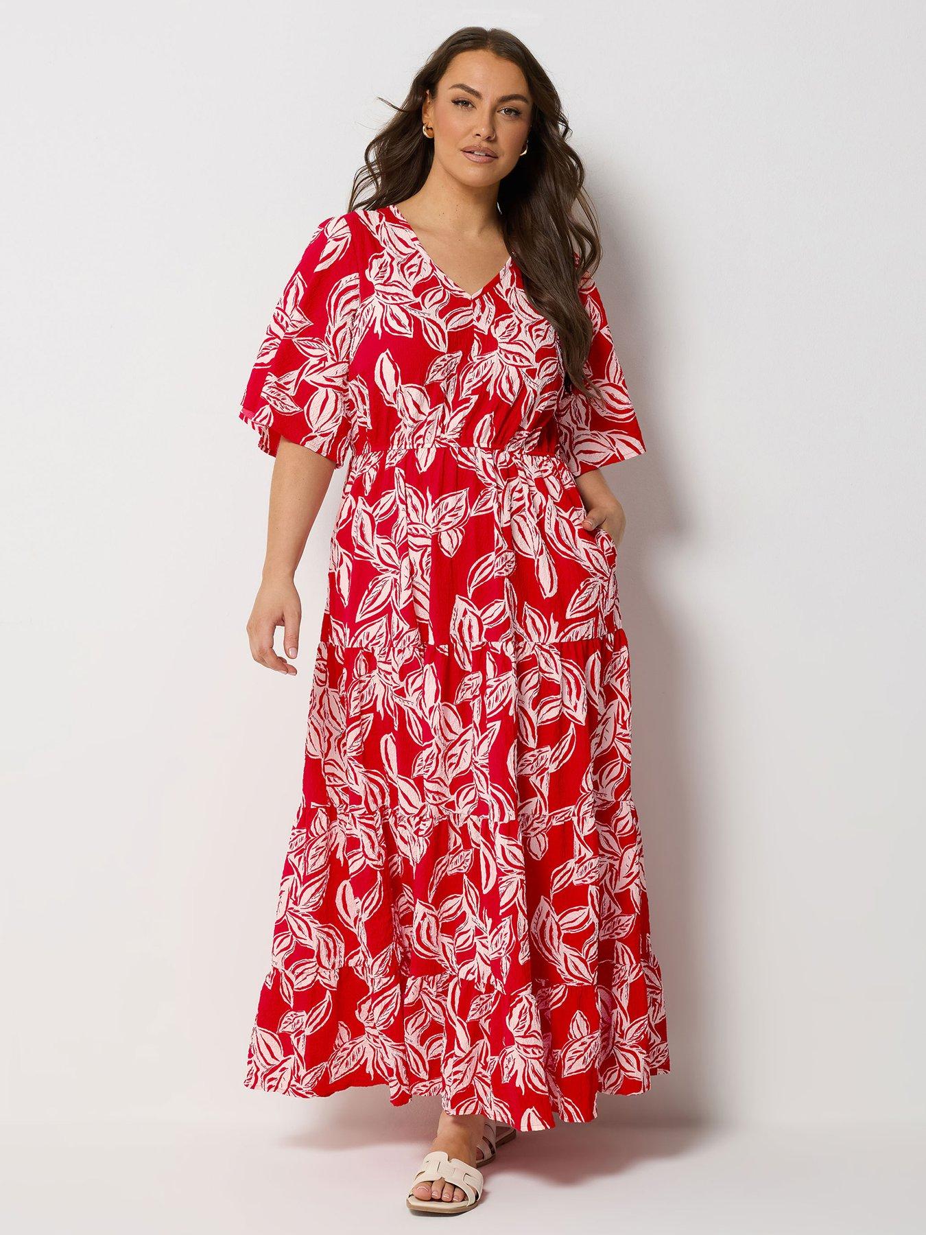 Yours Curve Textured Maxi Dress