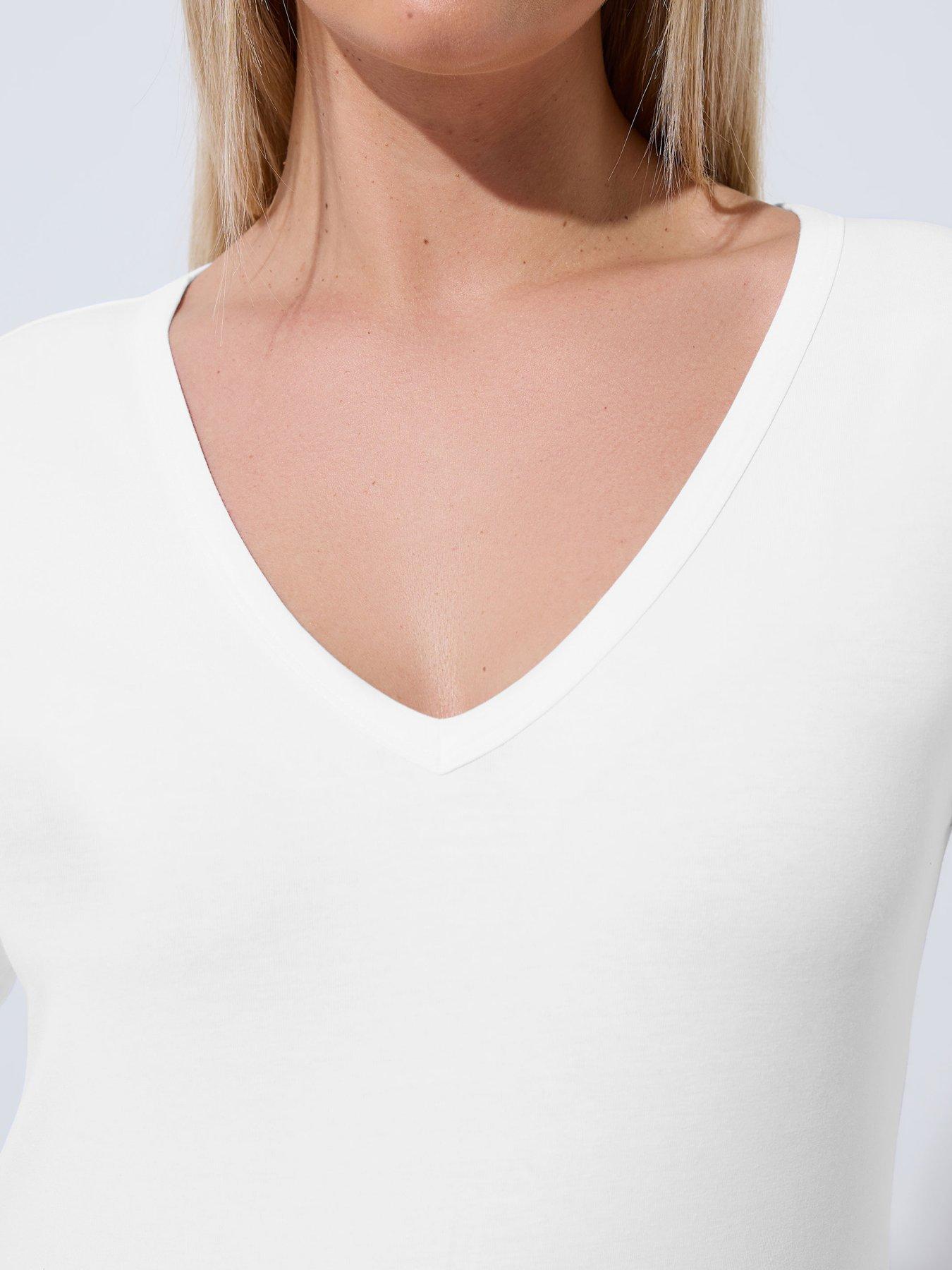 Image 4 of 5 of Yours Curve Long Sleeve Top - Black