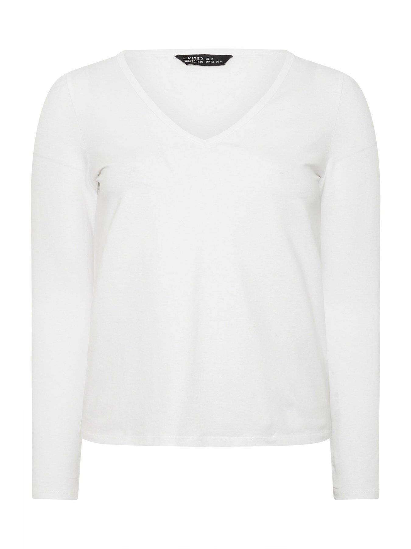 Image 5 of 5 of Yours Curve Long Sleeve Top - Black