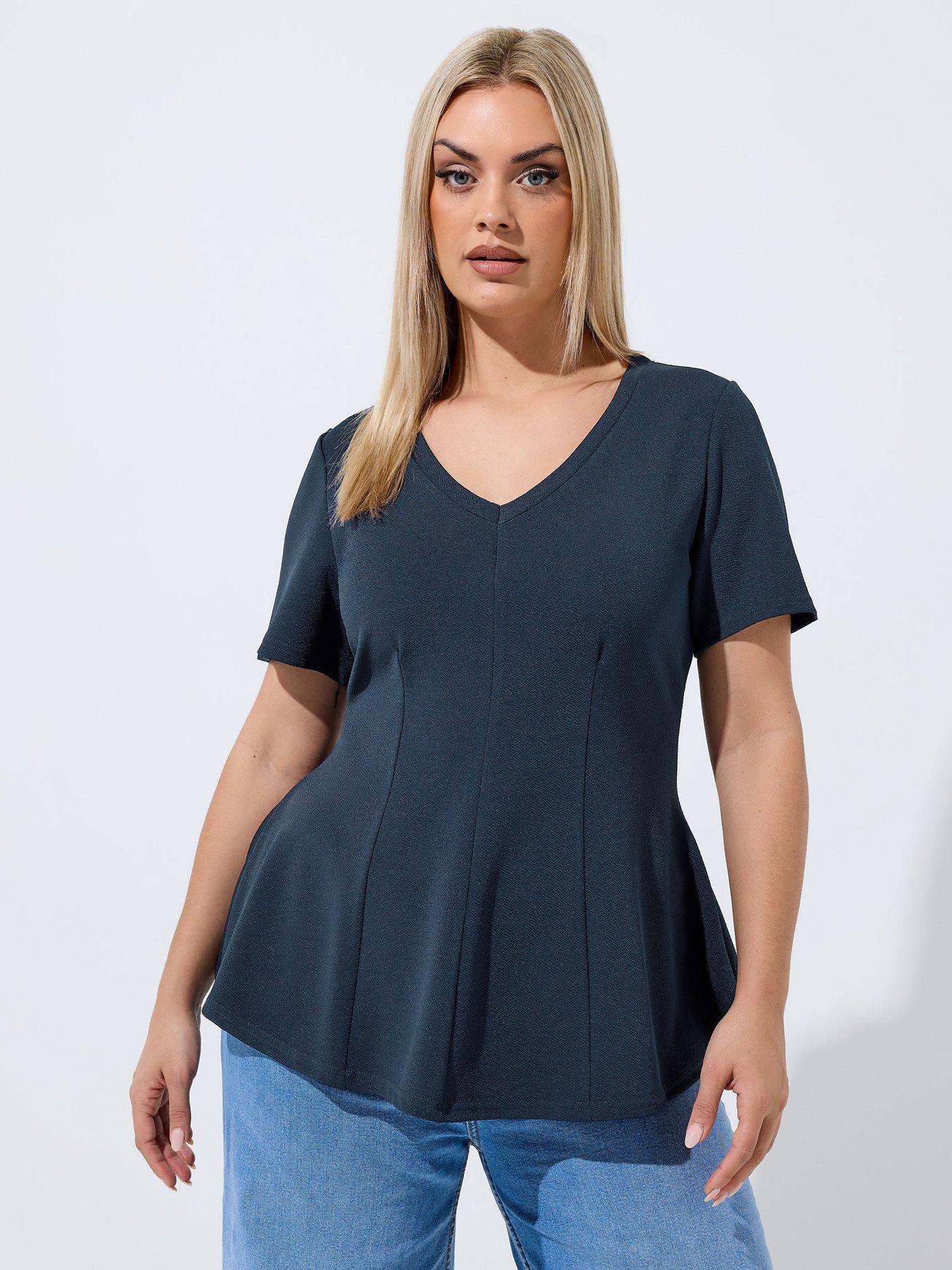 Yours Curve V Neck Corset Shaping Top