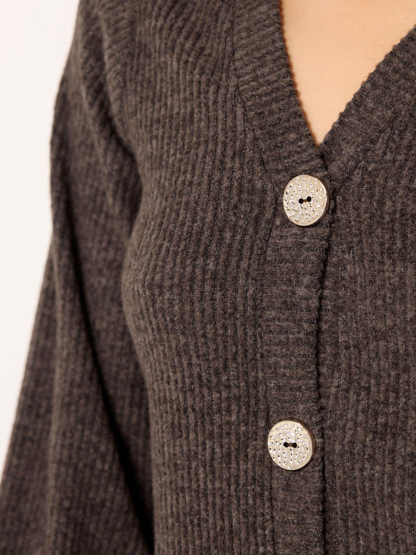  image of pixiegirl-petite-soft-touch-fine-rib-cardigan