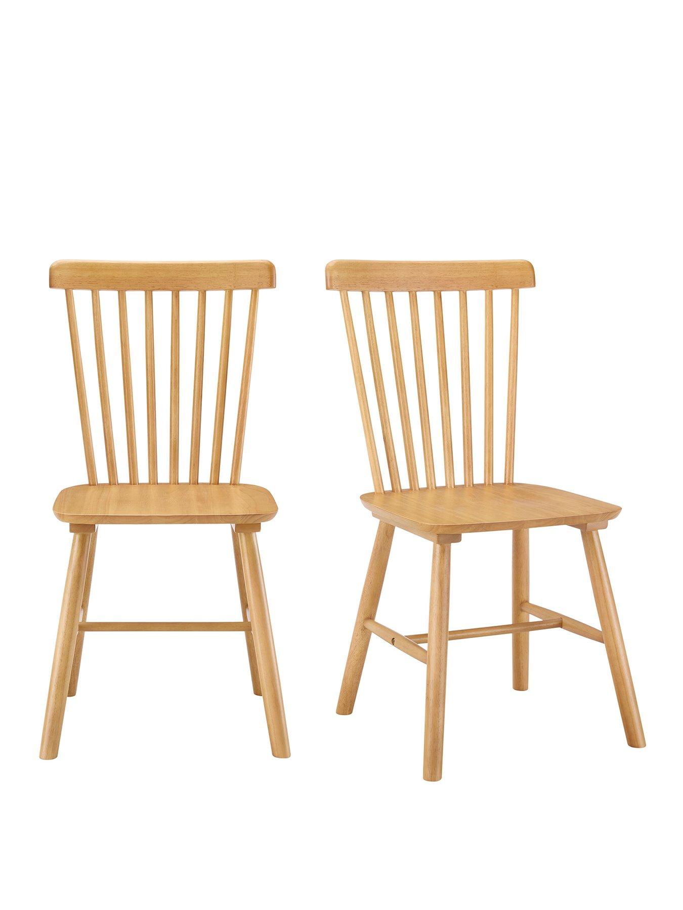 Image 2 of 7 of Dusk Harley Set Of 2 Dining Chairs - Light Wood