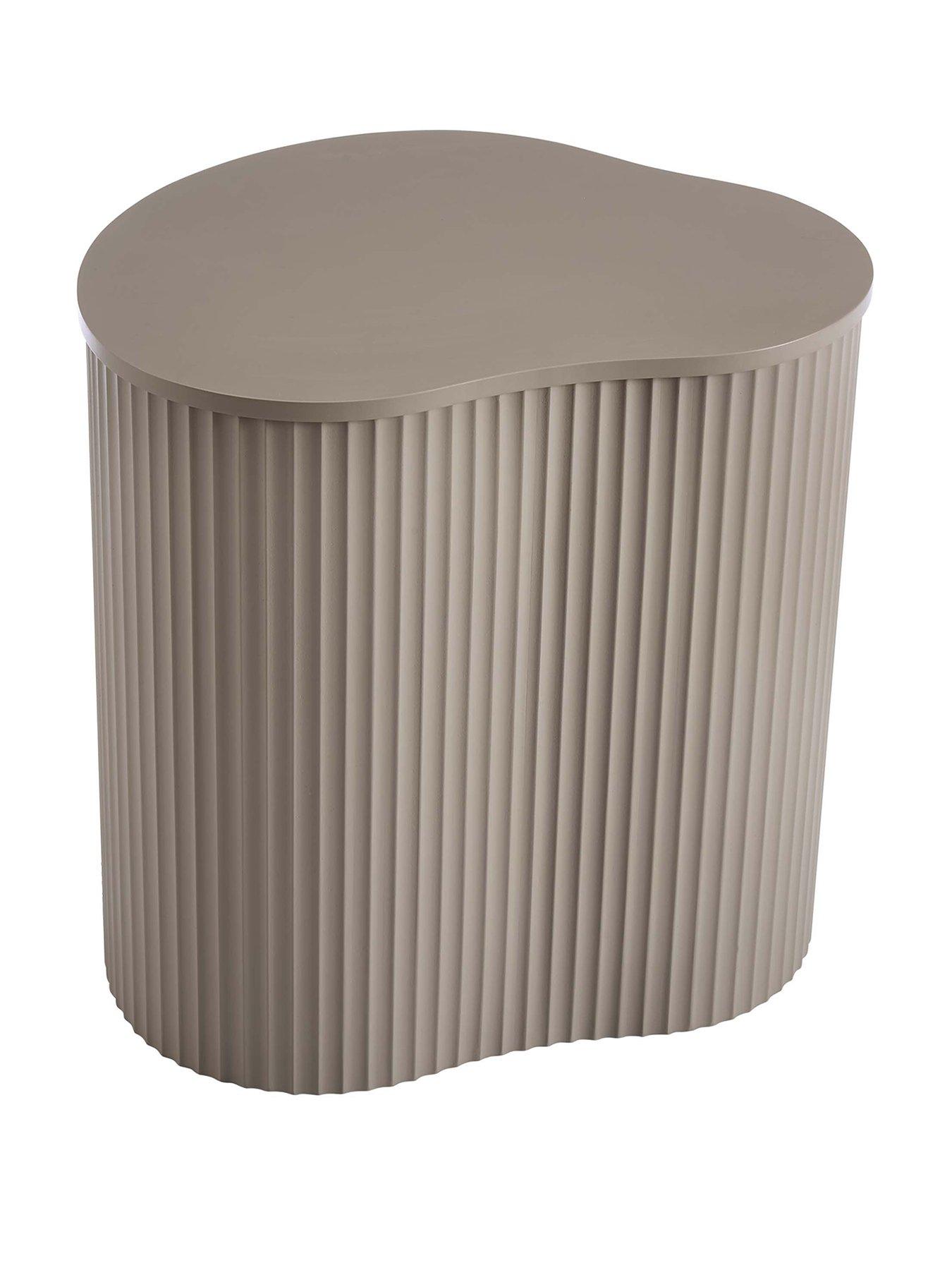 Image 2 of 5 of Dusk Evie Irregular Side Table - Taupe