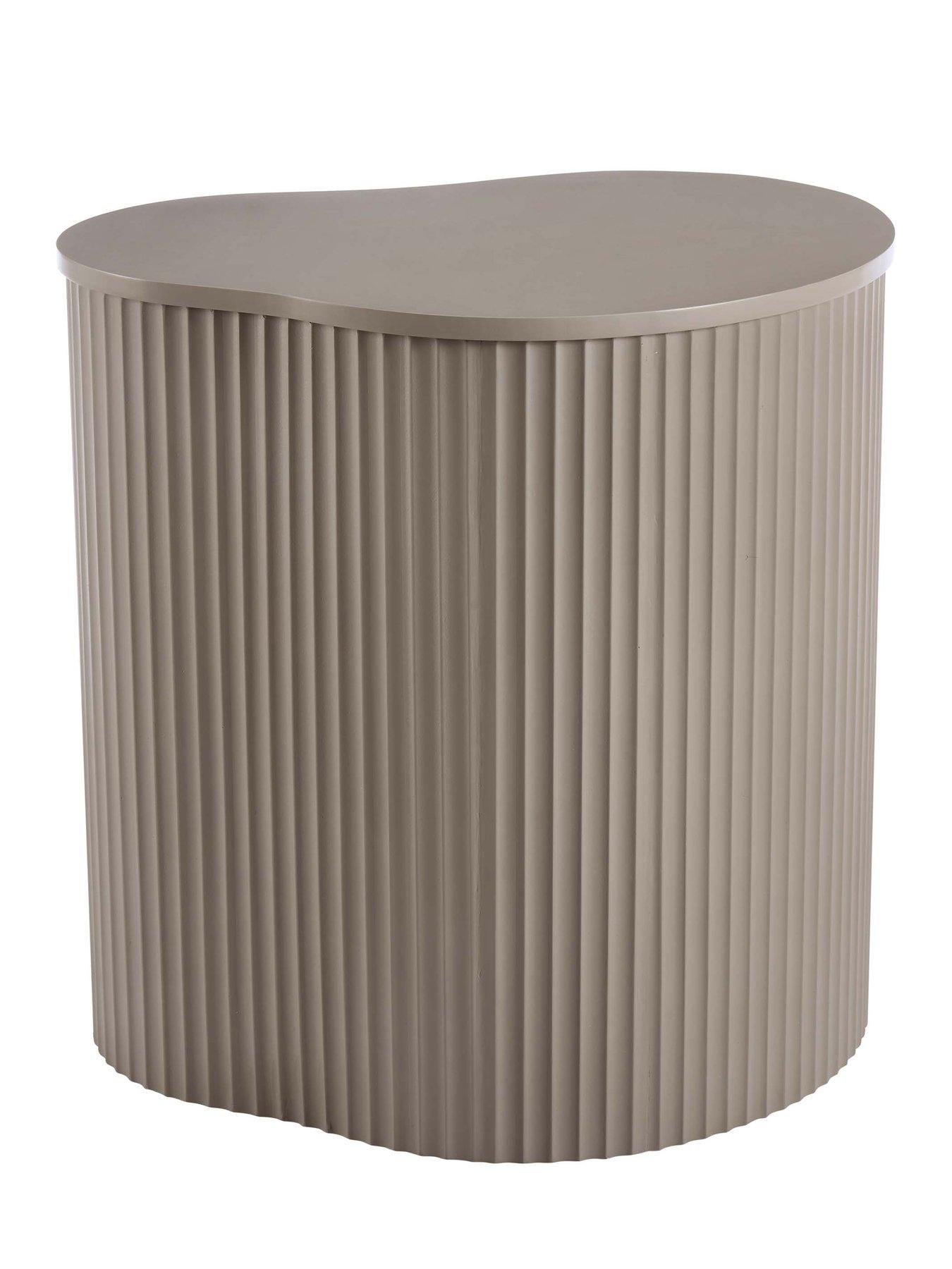 Image 3 of 5 of Dusk Evie Irregular Side Table - Taupe