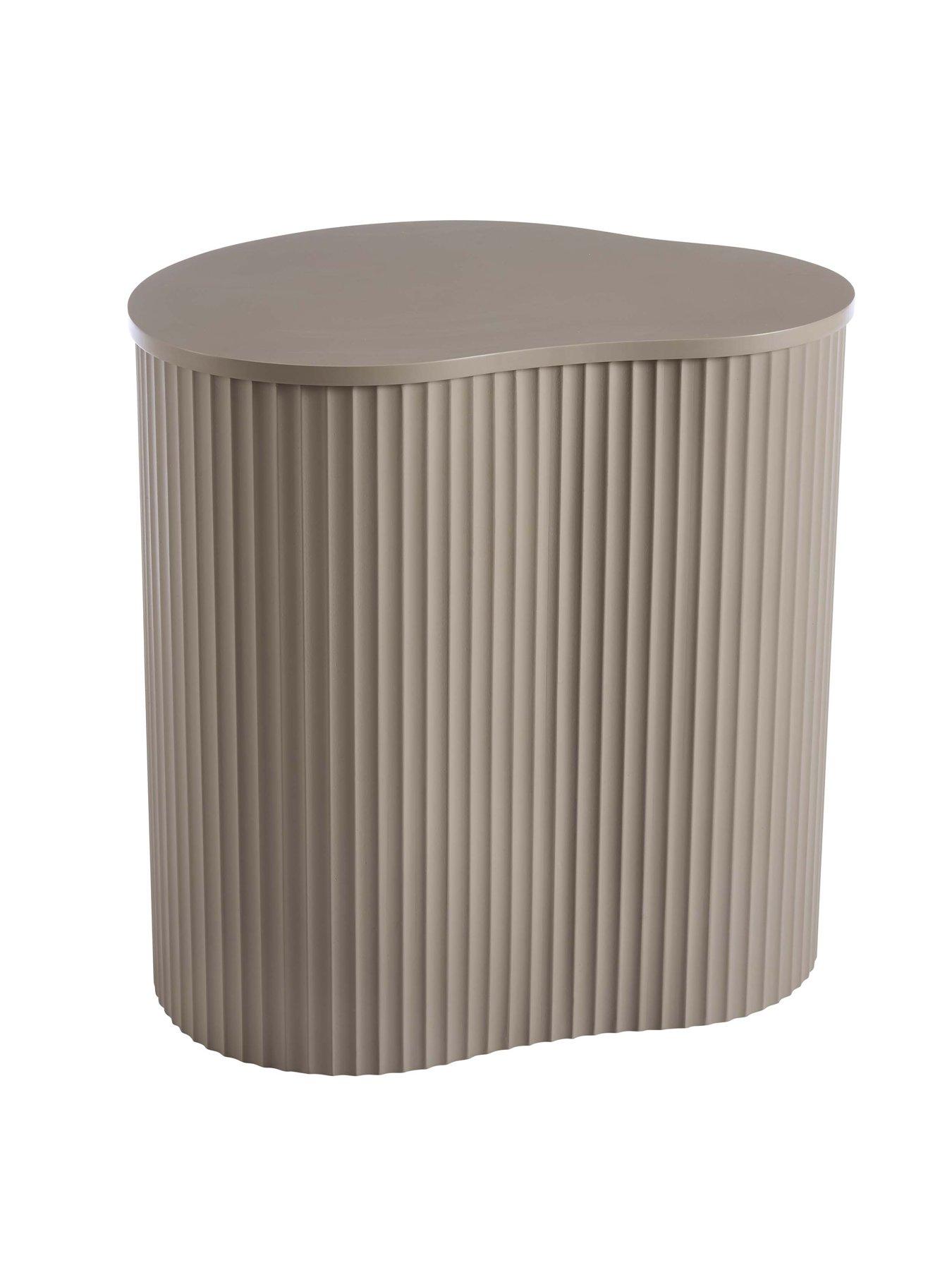 Image 4 of 5 of Dusk Evie Irregular Side Table - Taupe