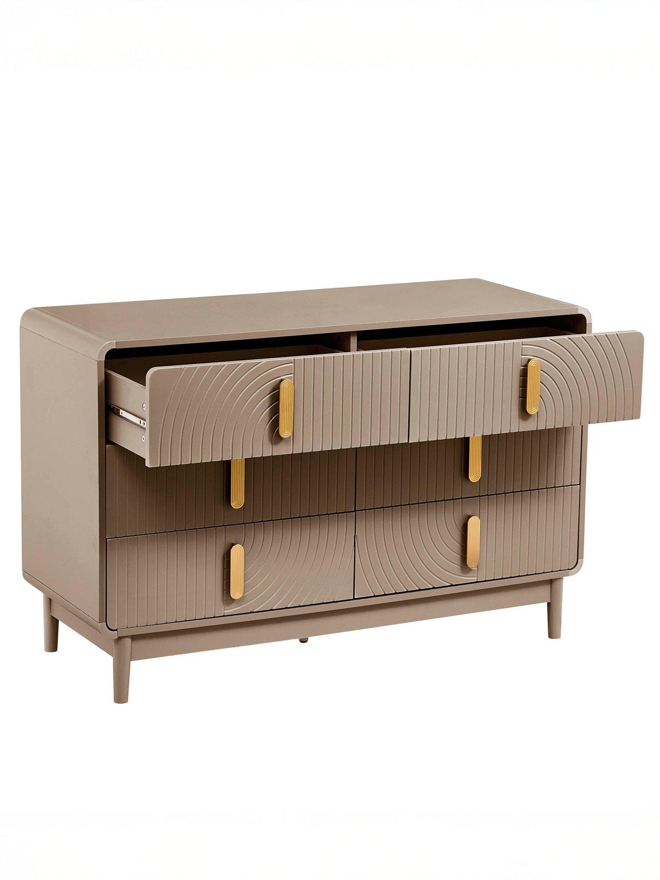 Image 4 of 7 of Dusk Marnie 6 Drawer Chest - Taupe