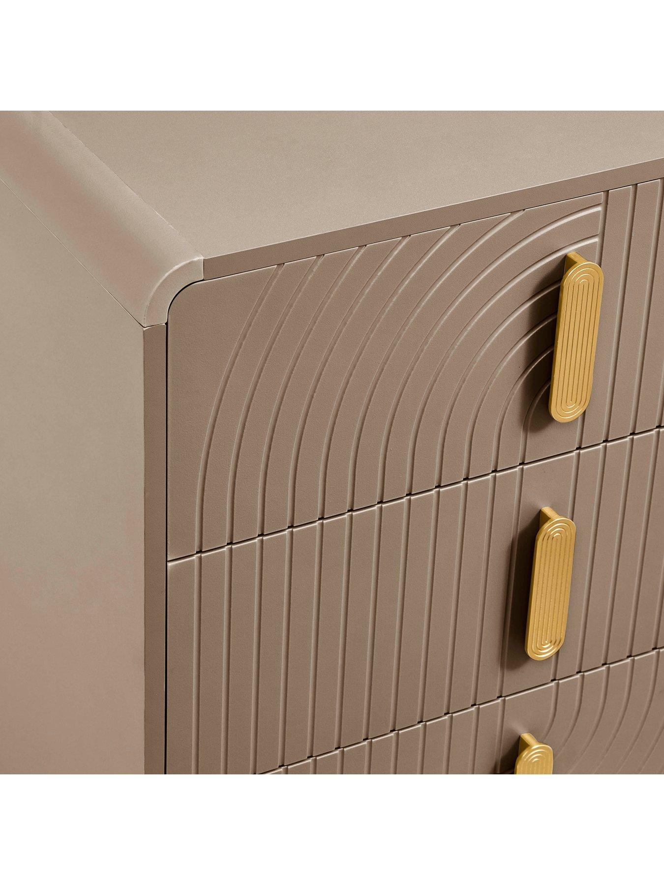 Image 5 of 7 of Dusk Marnie 6 Drawer Chest - Taupe