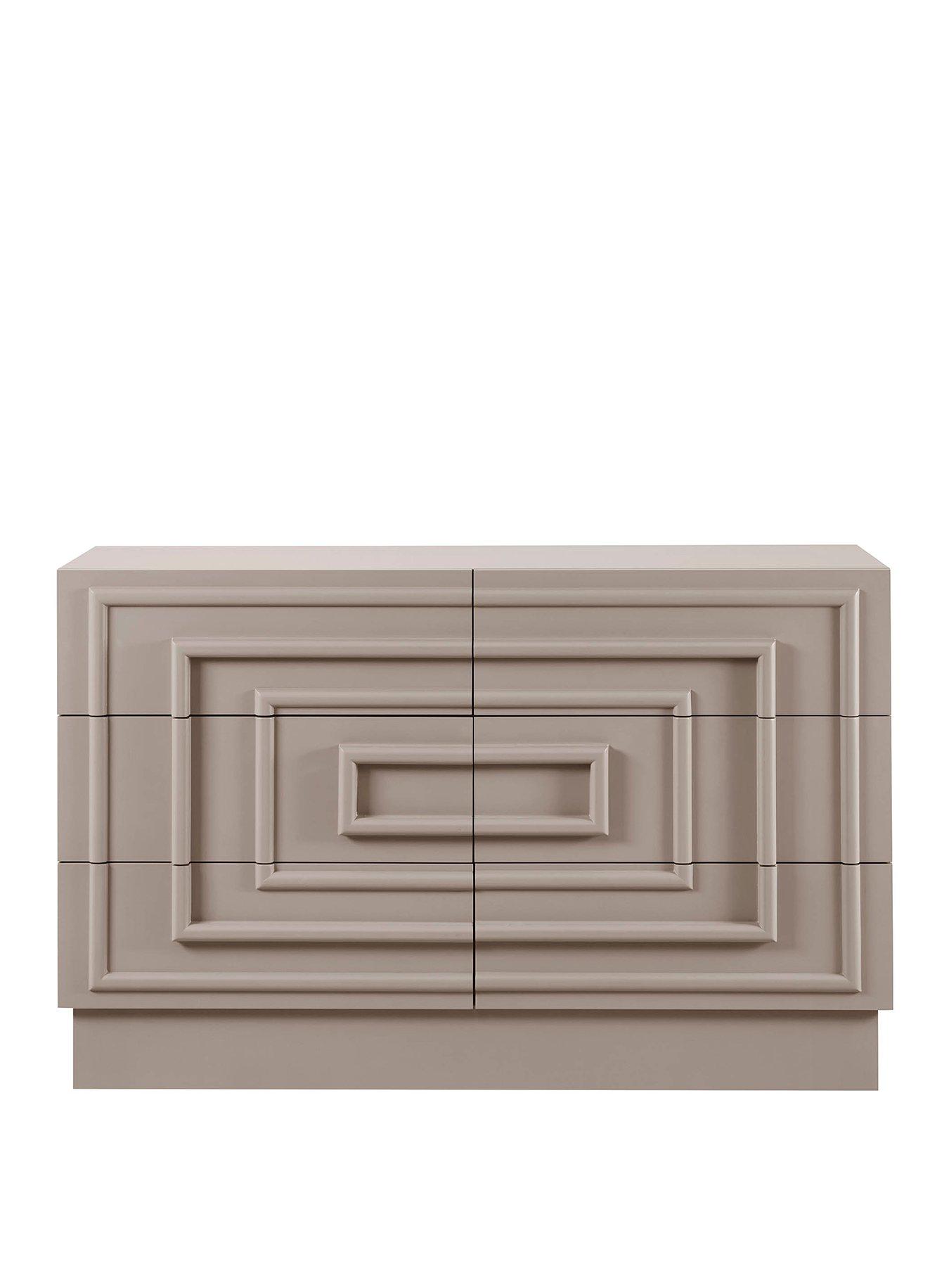 Image 2 of 7 of Dusk Harlow 6 Drawer Chest - Taupe