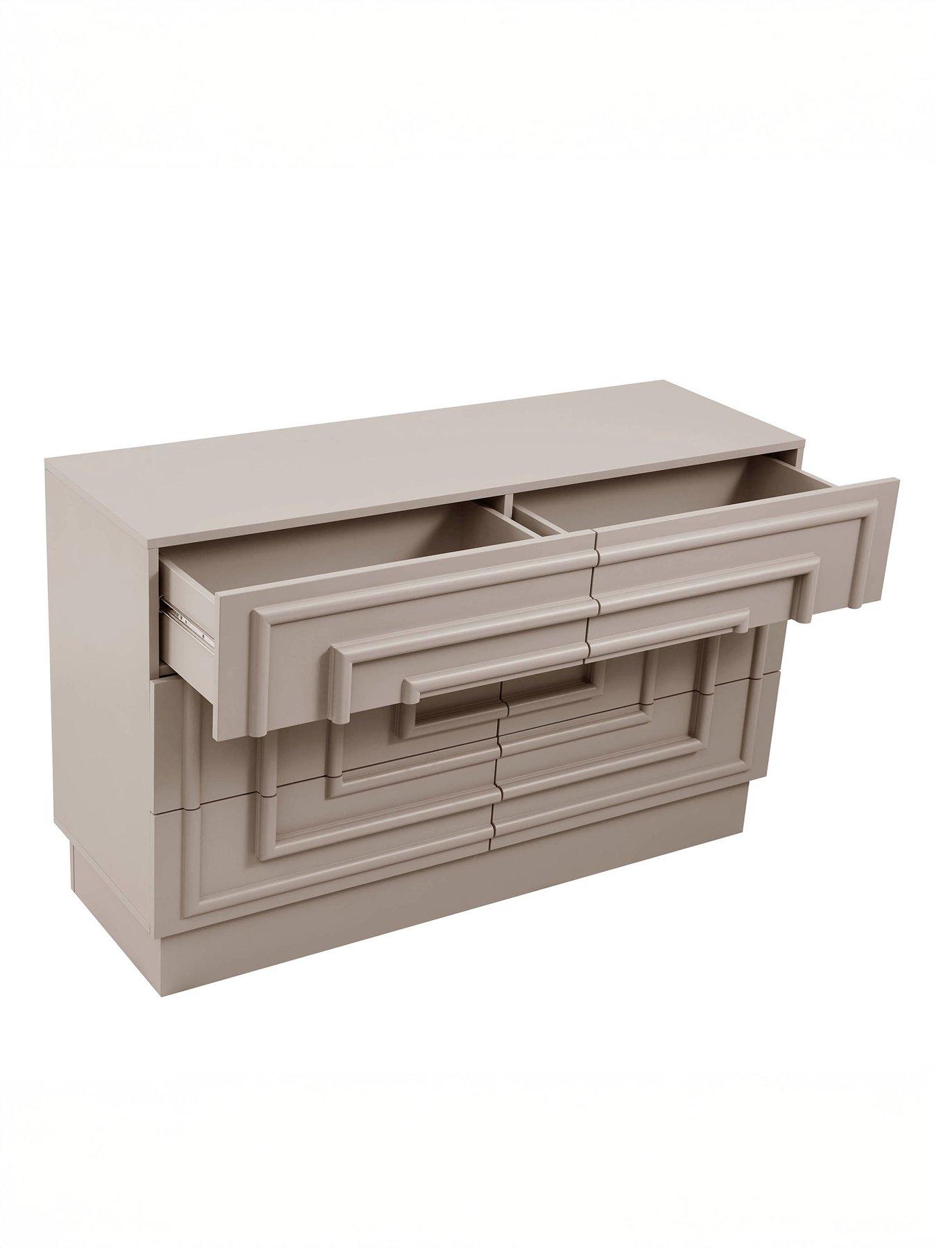 Image 5 of 7 of Dusk Harlow 6 Drawer Chest - Taupe