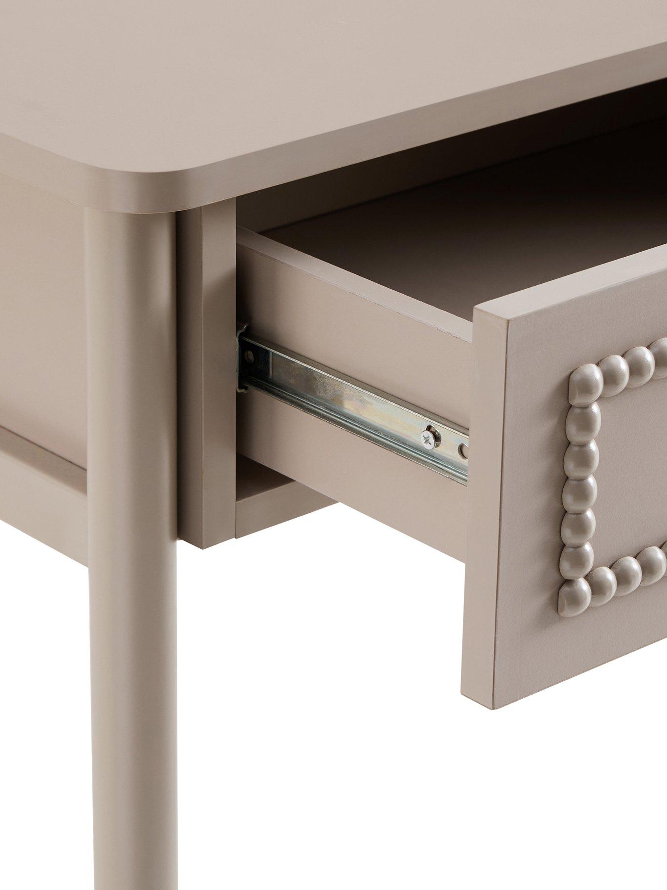  image of dusk-posy-bobbin-dressing-table-taupe