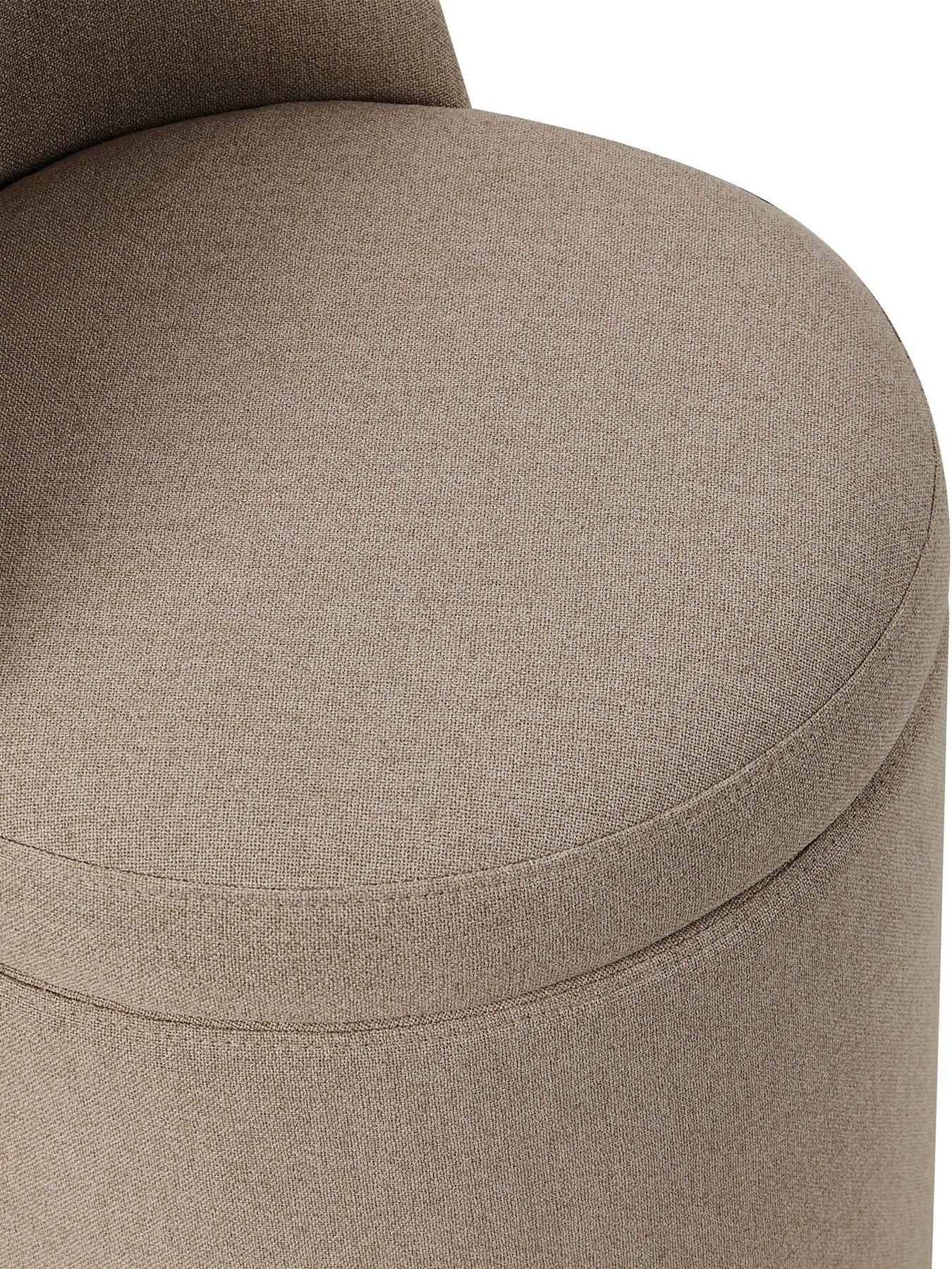 Image 5 of 7 of Dusk Primrose Dressing Table Storage Stool - Oatmeal
