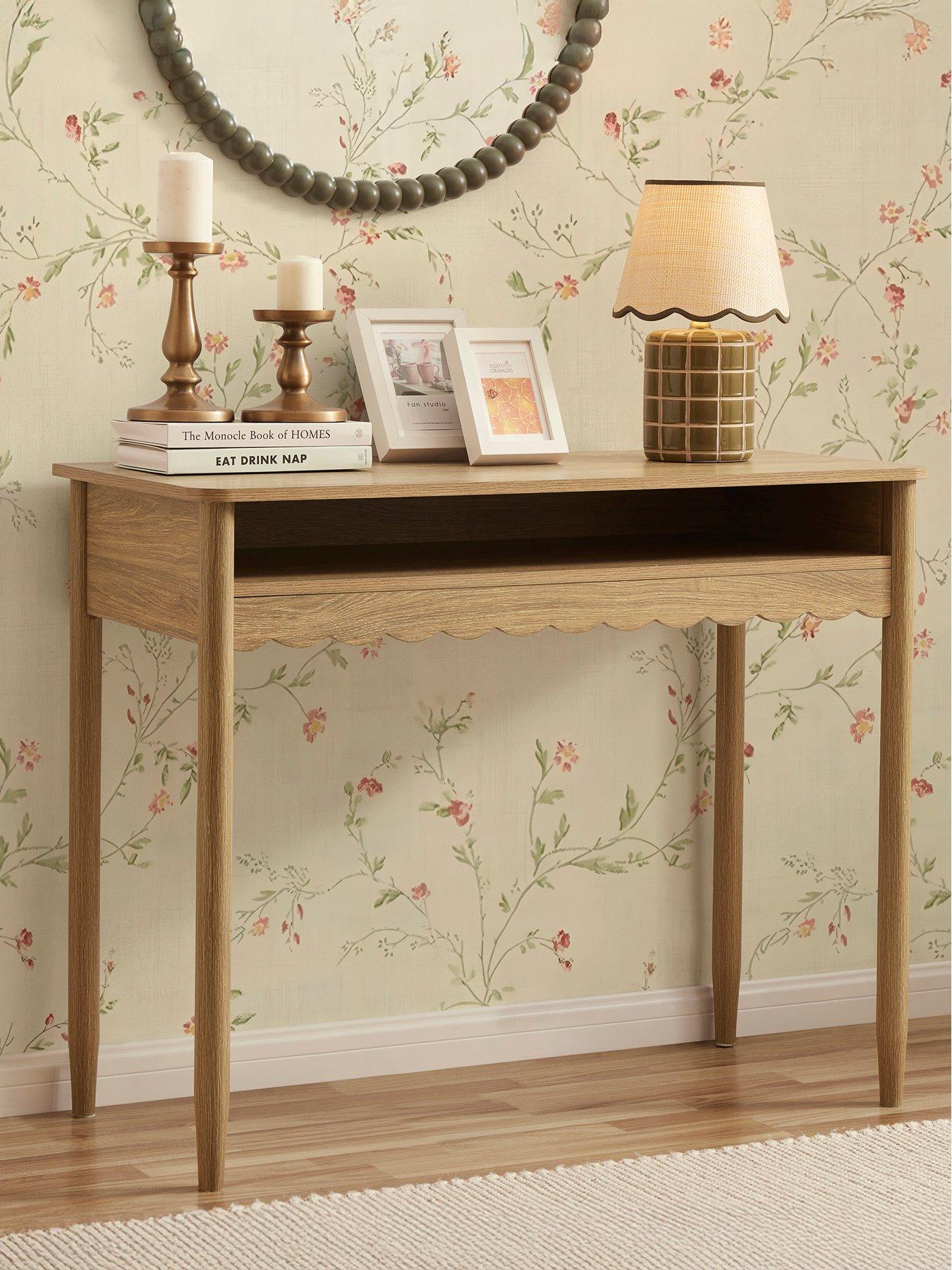 Image 1 of 6 of Dusk Betty Dressing Table - Light Wood