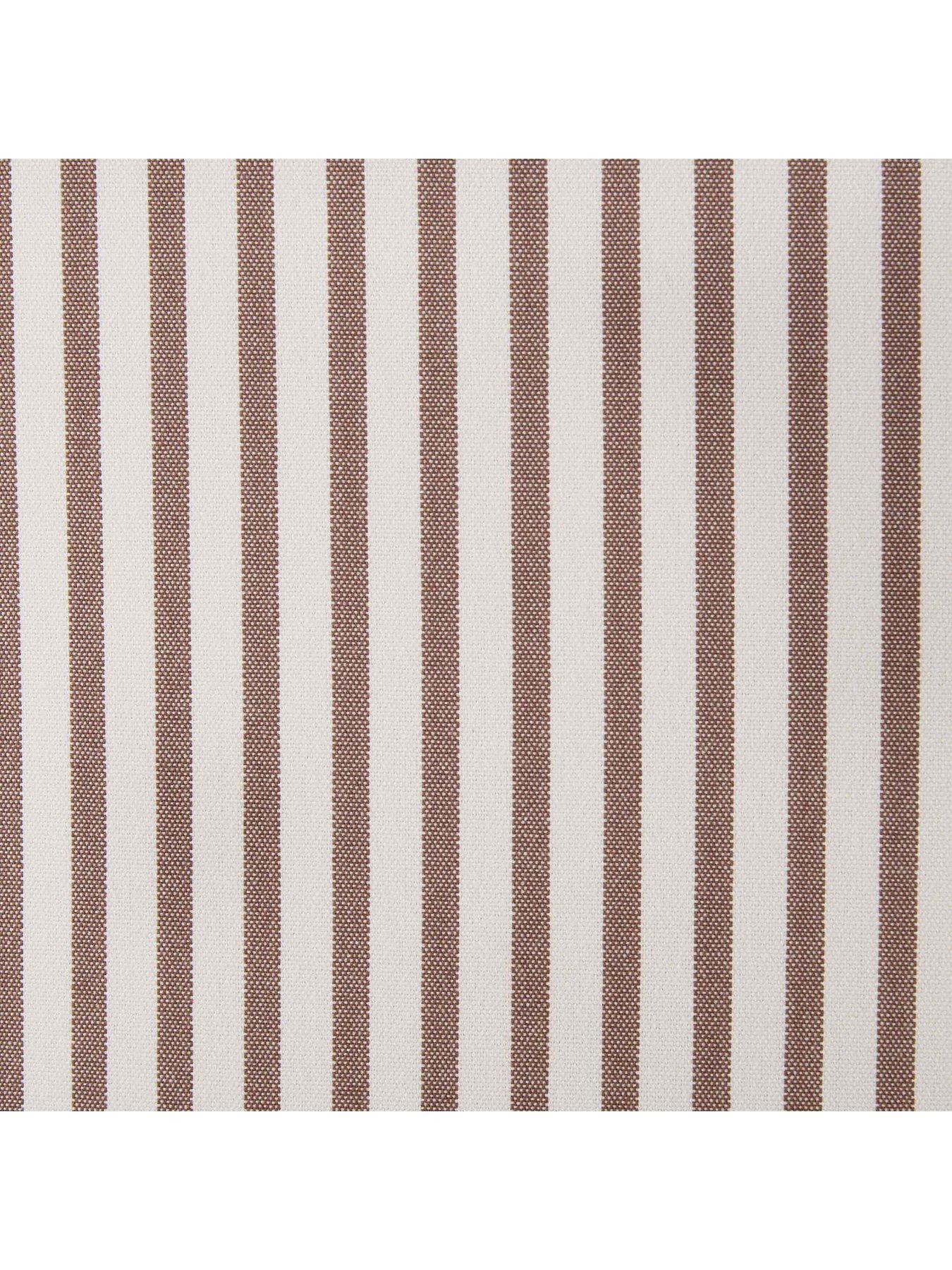 Image 6 of 6 of Dusk Sicily Pouffe - Chocolate Stripe