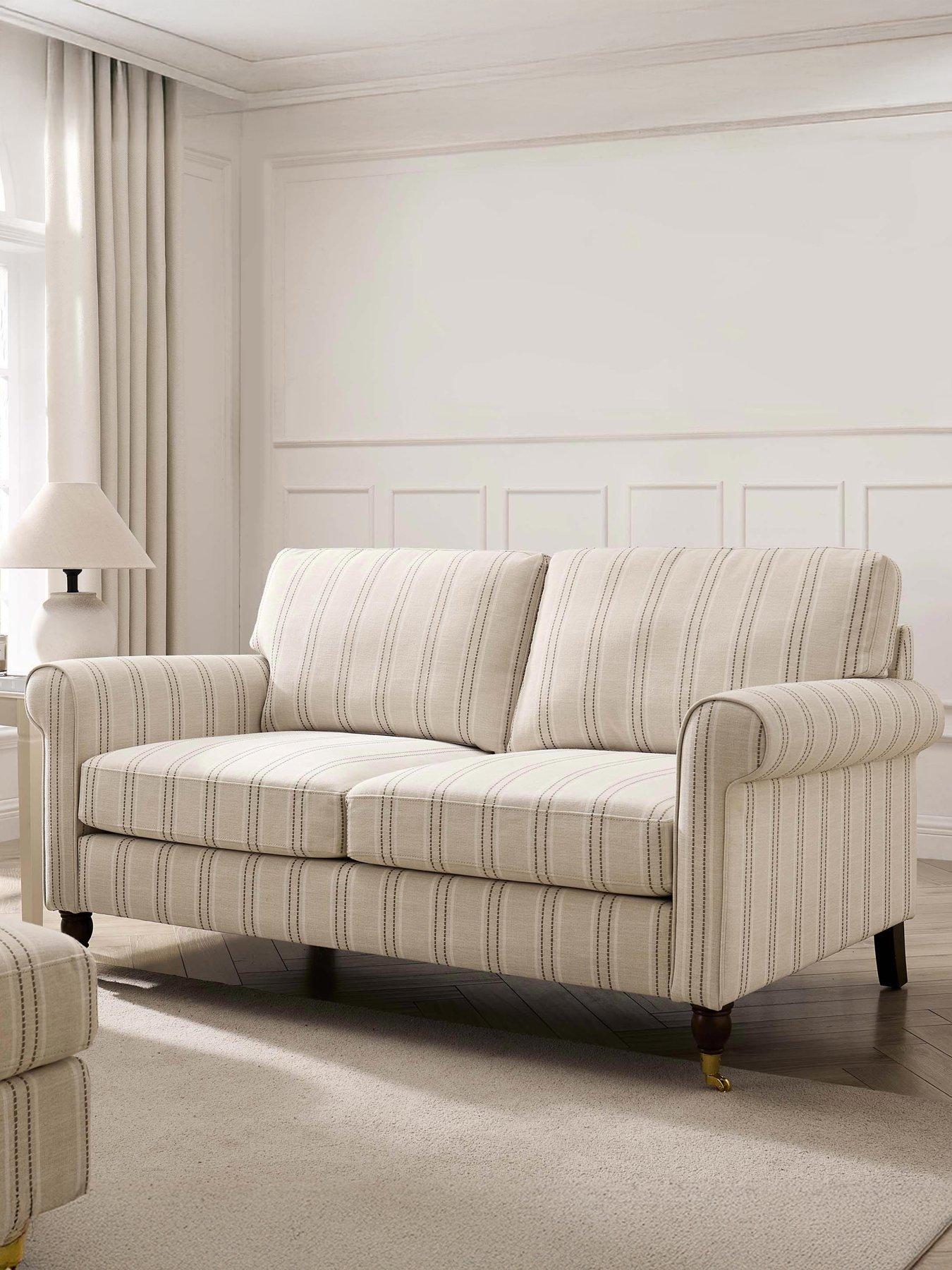 Dusk Sicily 2 Seater Sofa - Stripe