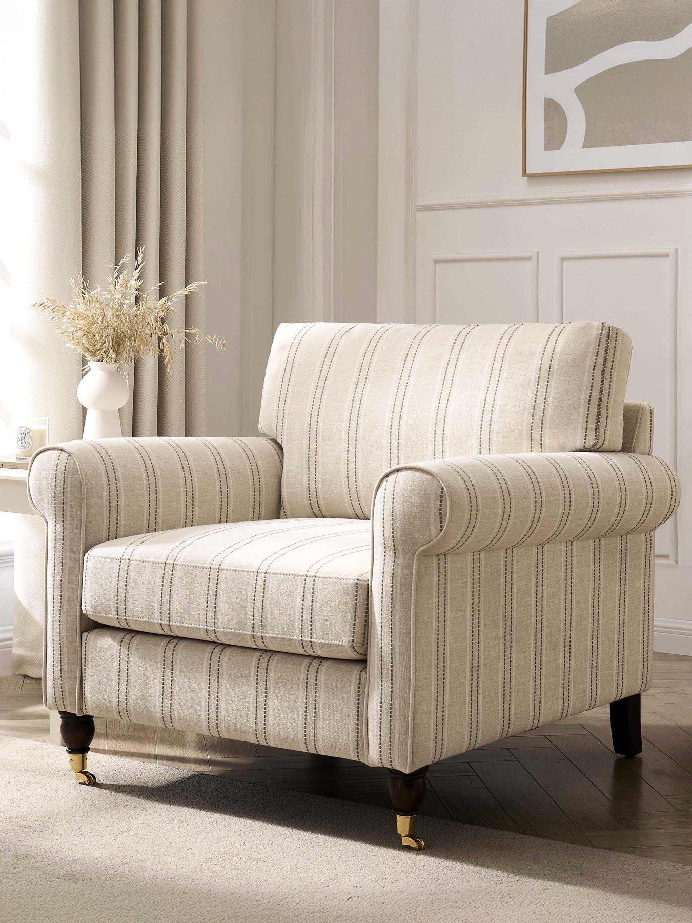 Dusk Sicily Armchair - Stripe